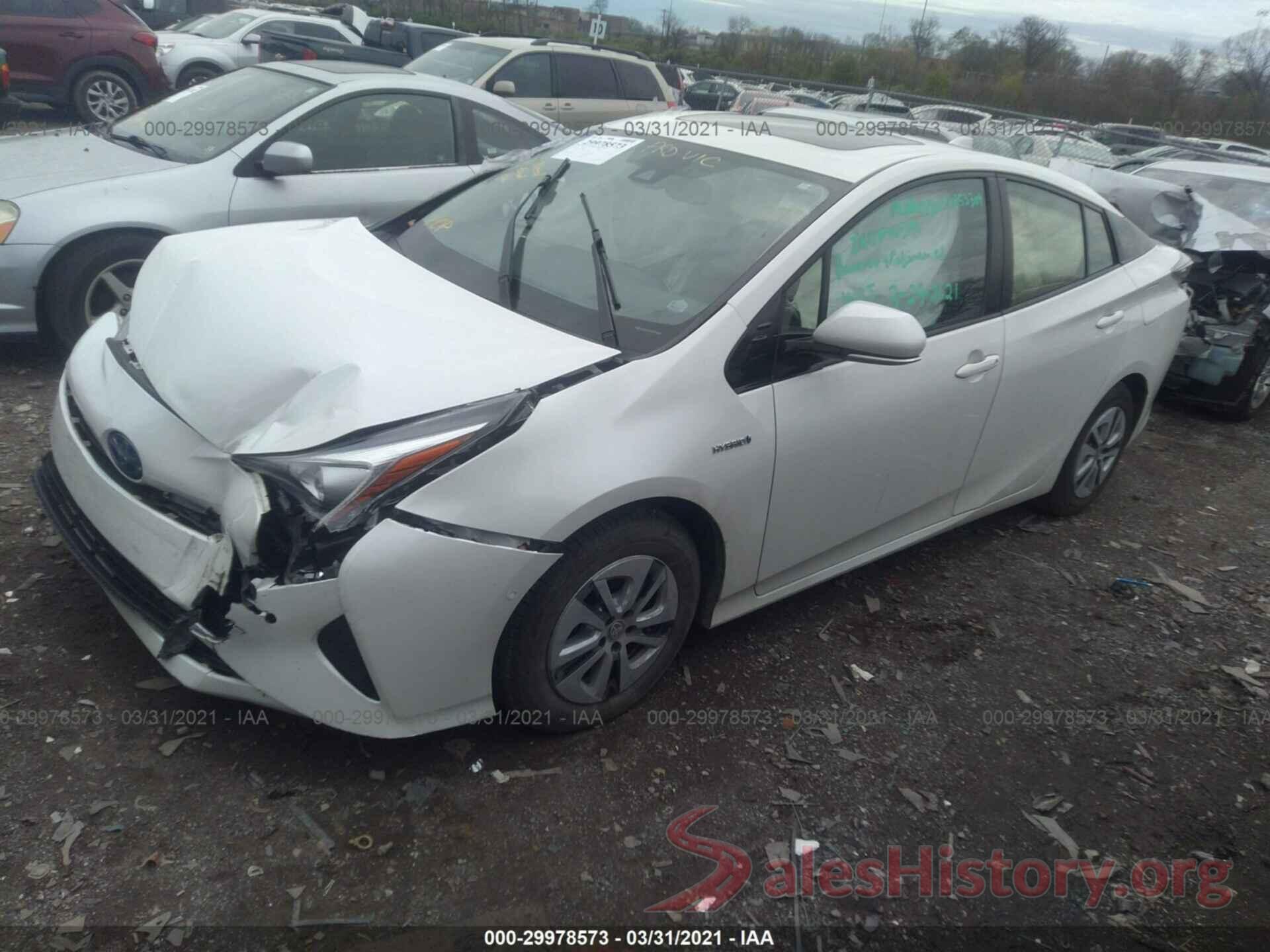 JTDKARFU2G3007402 2016 TOYOTA PRIUS