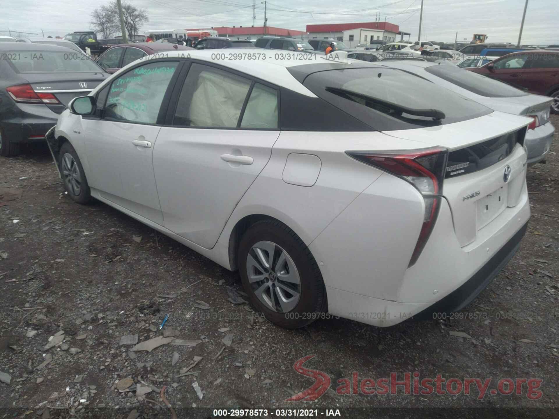 JTDKARFU2G3007402 2016 TOYOTA PRIUS