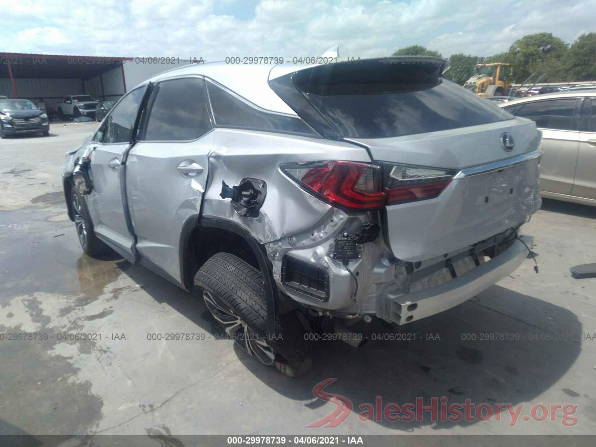 2T2ZZMCAXJC106421 2018 LEXUS RX