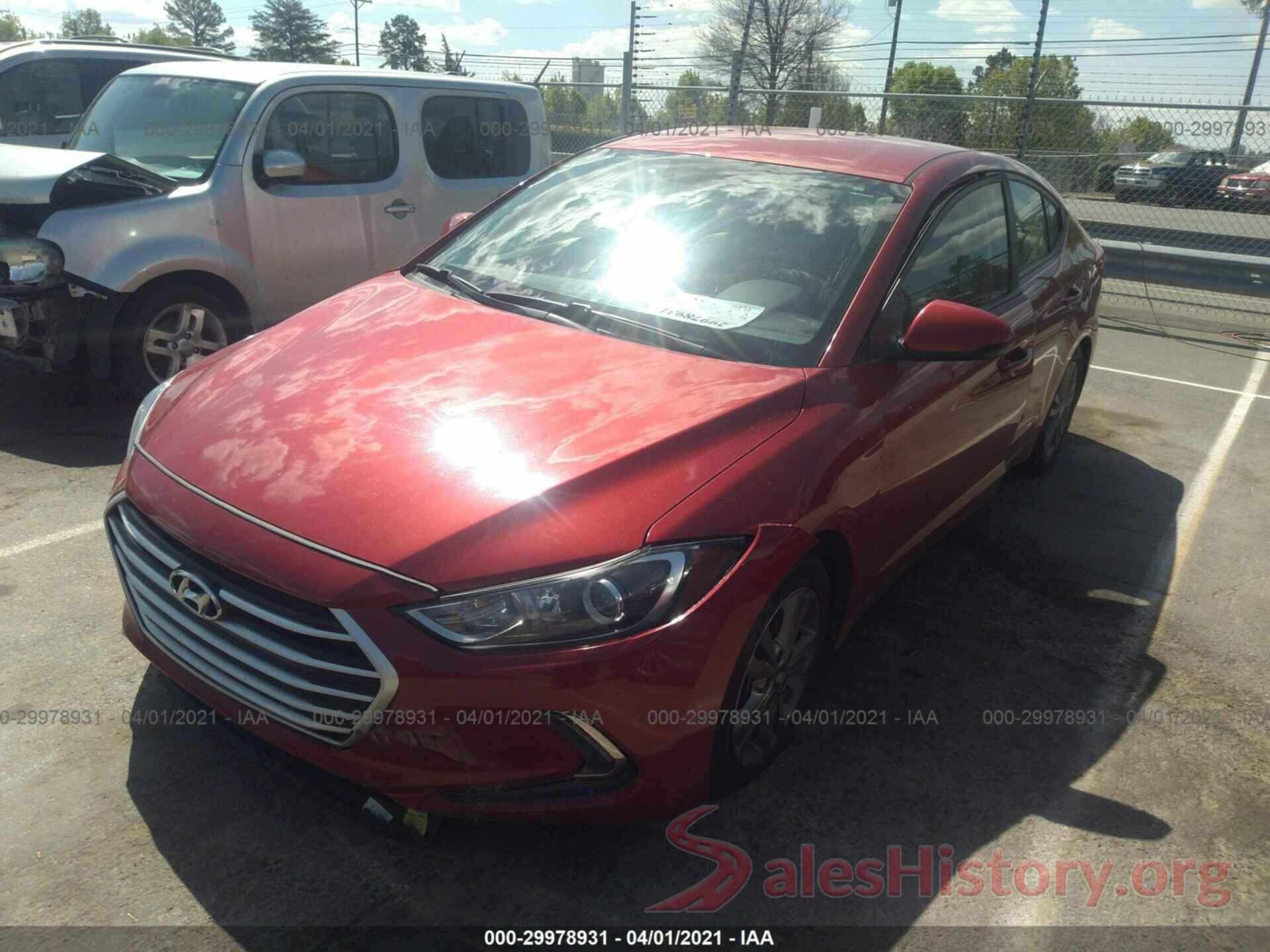 5NPD84LF6HH055925 2017 HYUNDAI ELANTRA