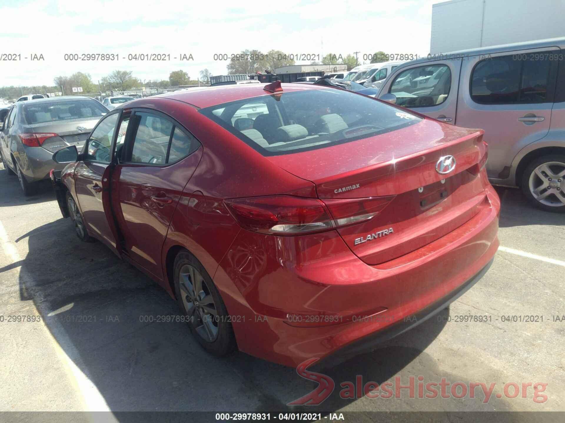 5NPD84LF6HH055925 2017 HYUNDAI ELANTRA