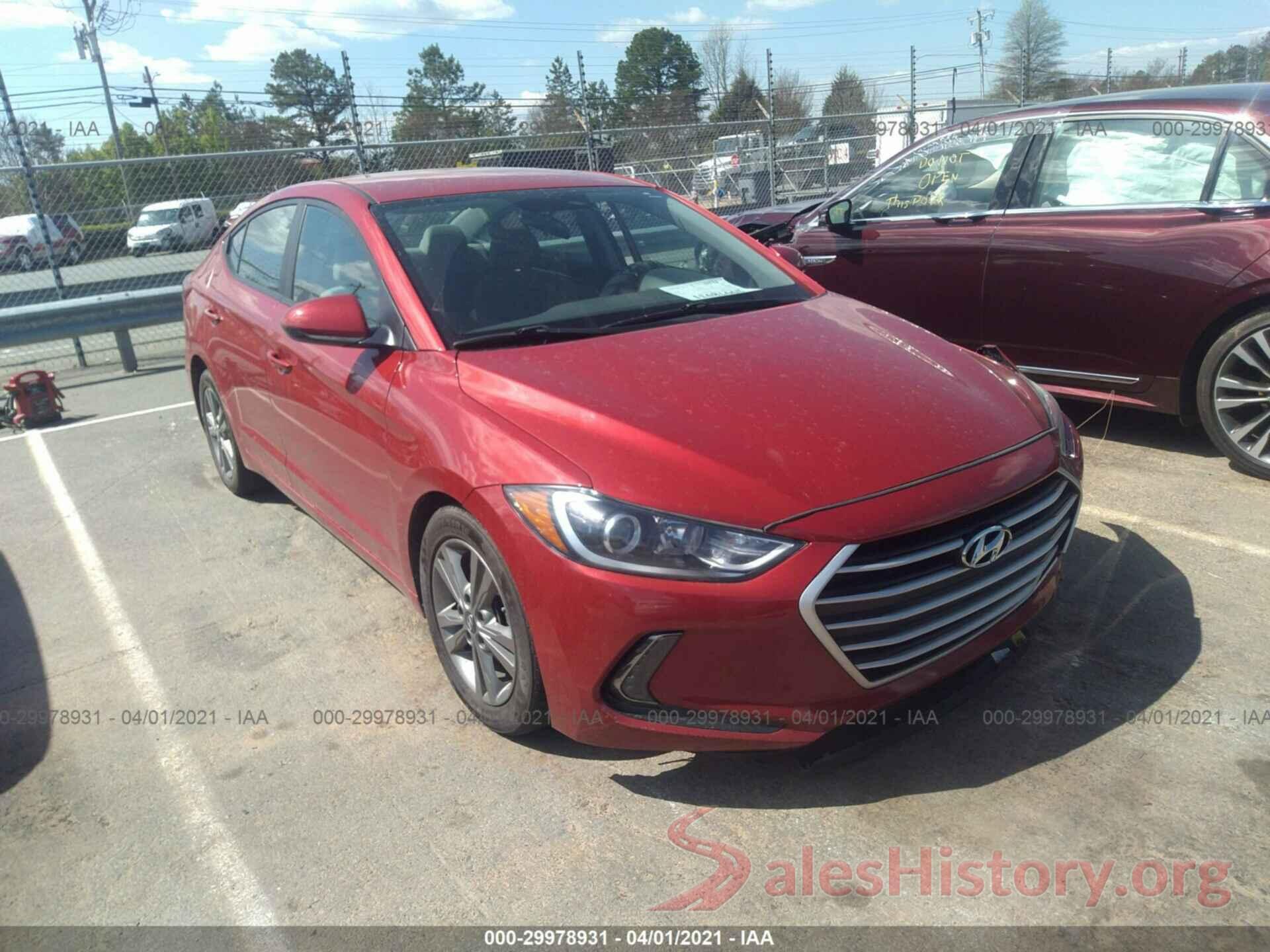 5NPD84LF6HH055925 2017 HYUNDAI ELANTRA