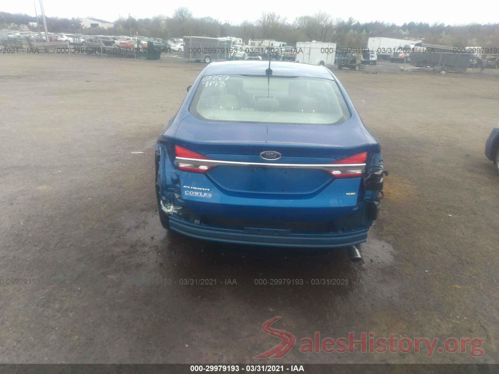 3FA6P0H77HR375117 2017 FORD FUSION