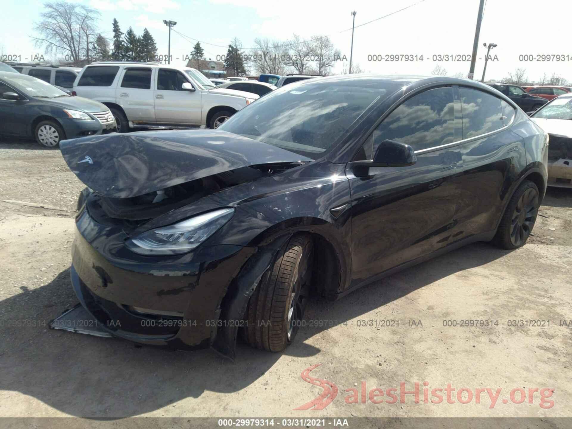 5YJYGDEF2LF019822 2020 TESLA MODEL Y