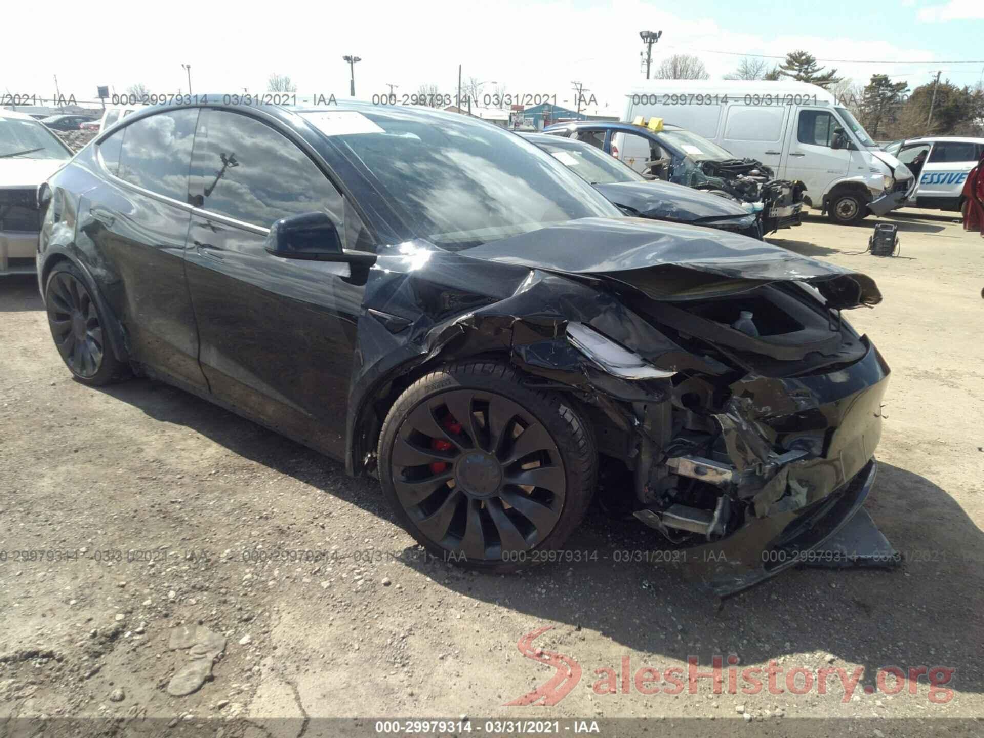 5YJYGDEF2LF019822 2020 TESLA MODEL Y