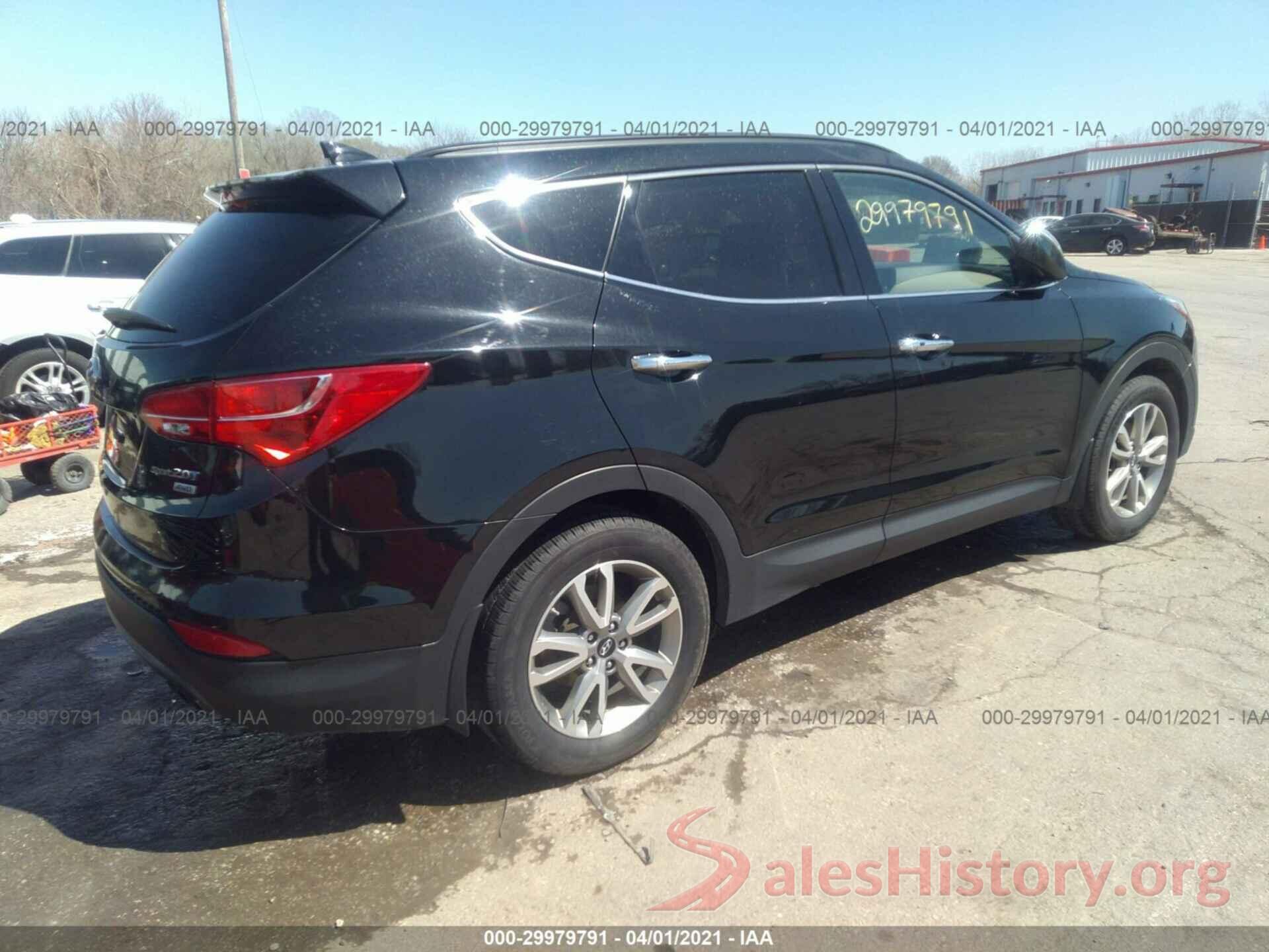 5XYZUDLA0GG344102 2016 HYUNDAI SANTA FE SPORT