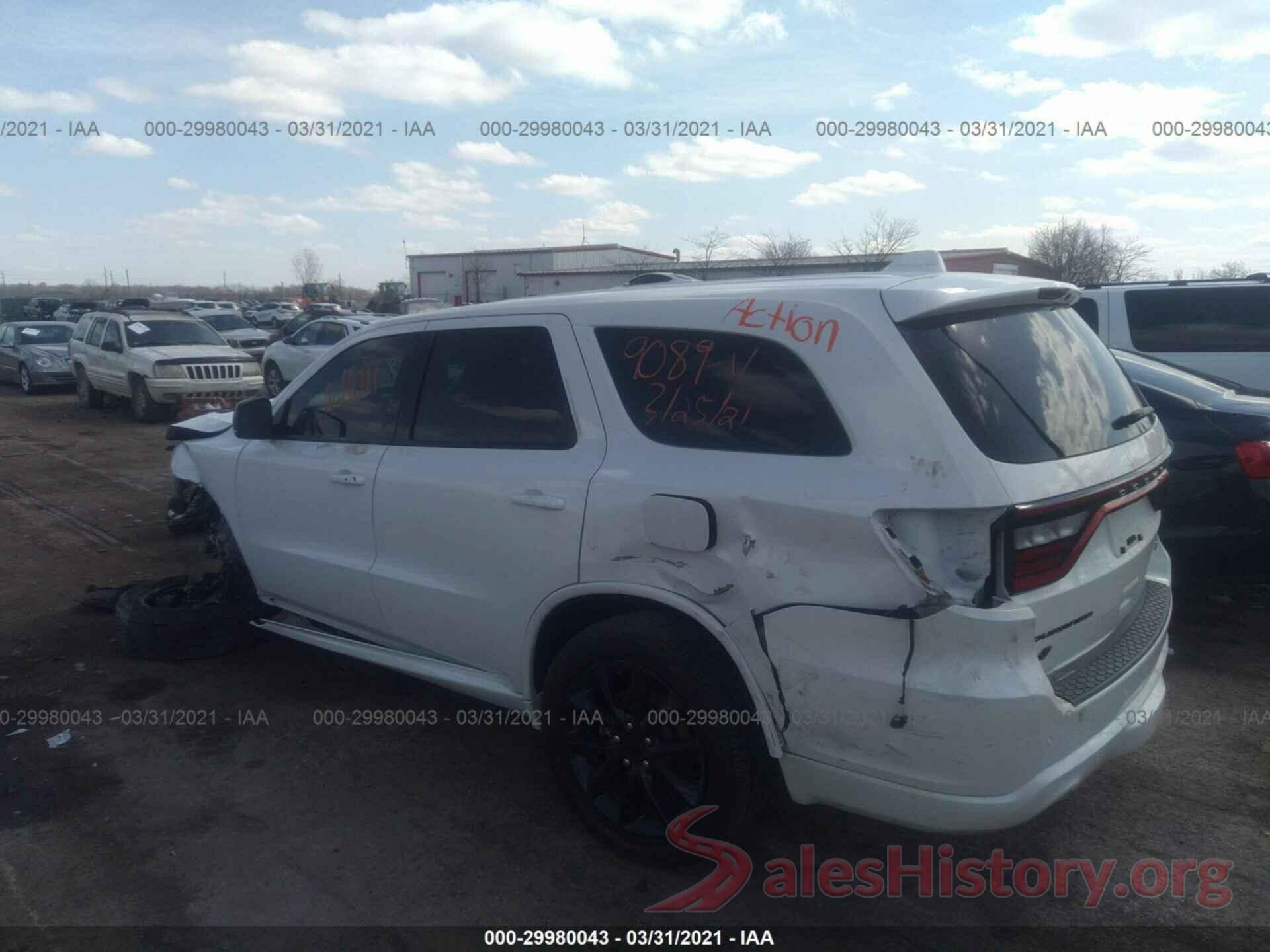 1C4SDJCTXJC209089 2018 DODGE DURANGO