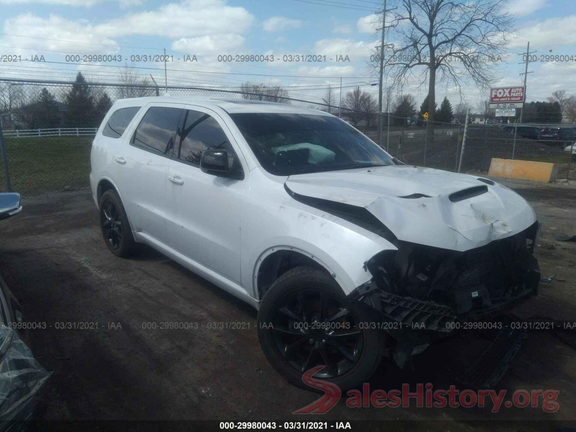 1C4SDJCTXJC209089 2018 DODGE DURANGO