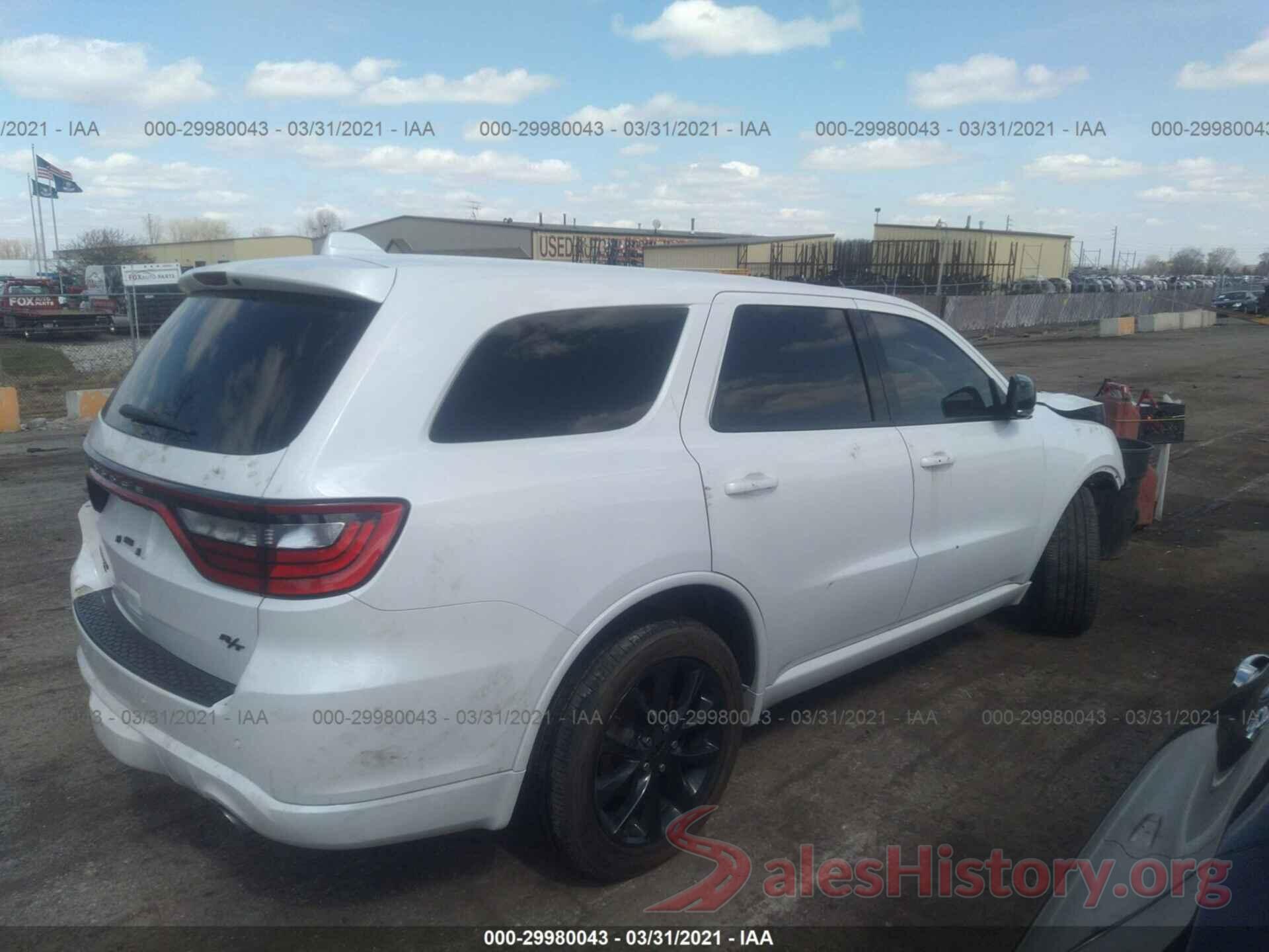 1C4SDJCTXJC209089 2018 DODGE DURANGO