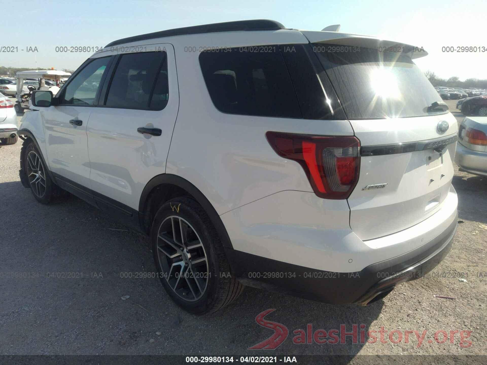 1FM5K8GT3GGA84648 2016 FORD EXPLORER