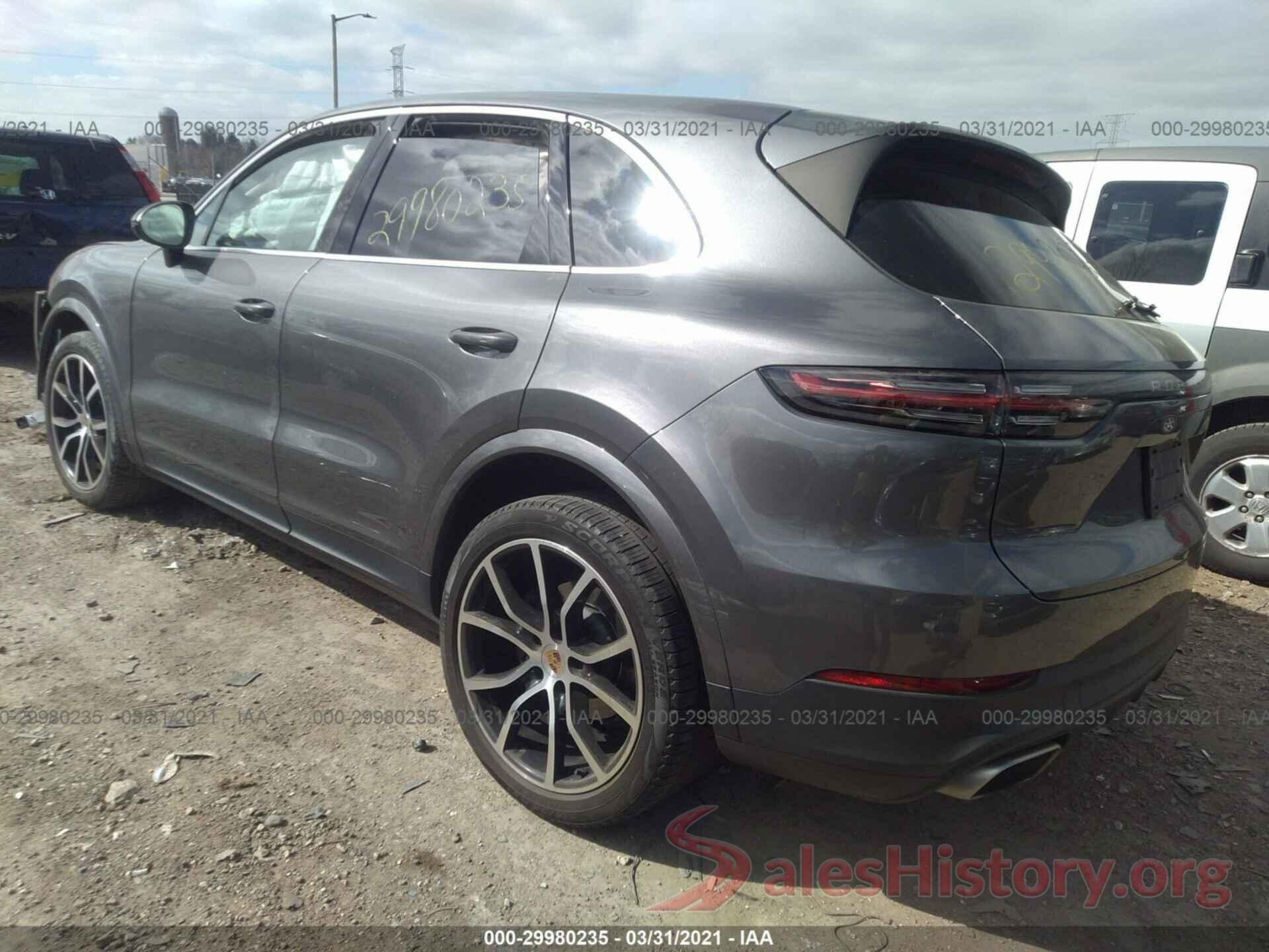 WP1AA2AY1KDA04652 2019 PORSCHE CAYENNE