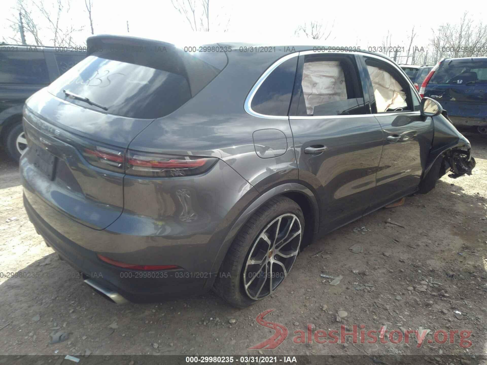 WP1AA2AY1KDA04652 2019 PORSCHE CAYENNE