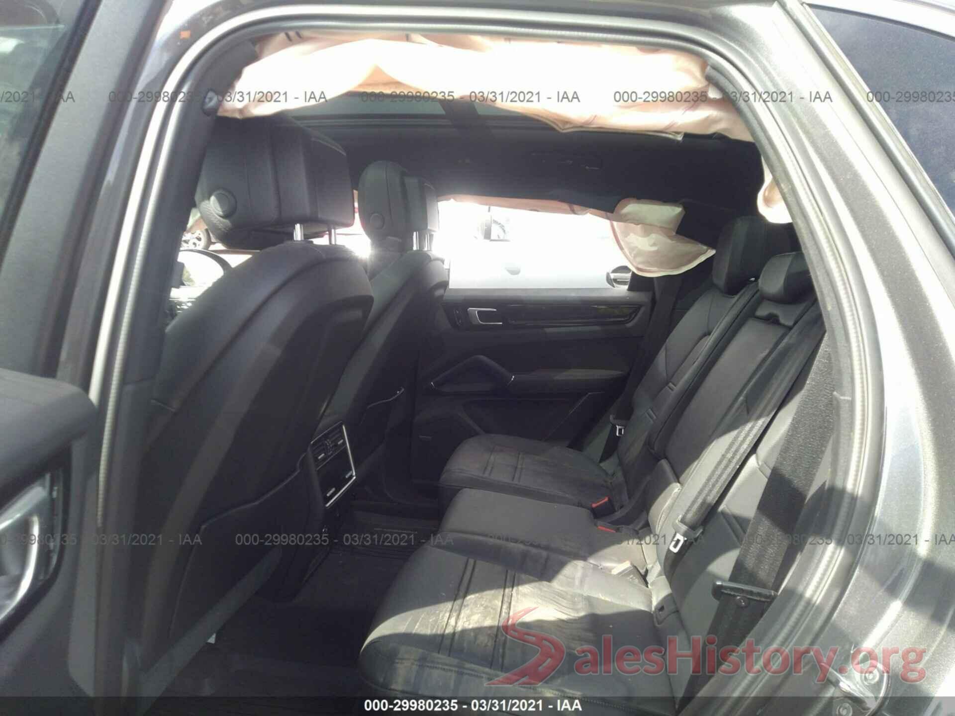 WP1AA2AY1KDA04652 2019 PORSCHE CAYENNE