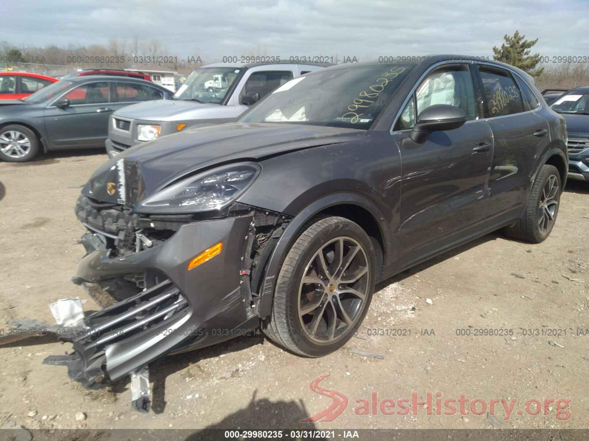 WP1AA2AY1KDA04652 2019 PORSCHE CAYENNE