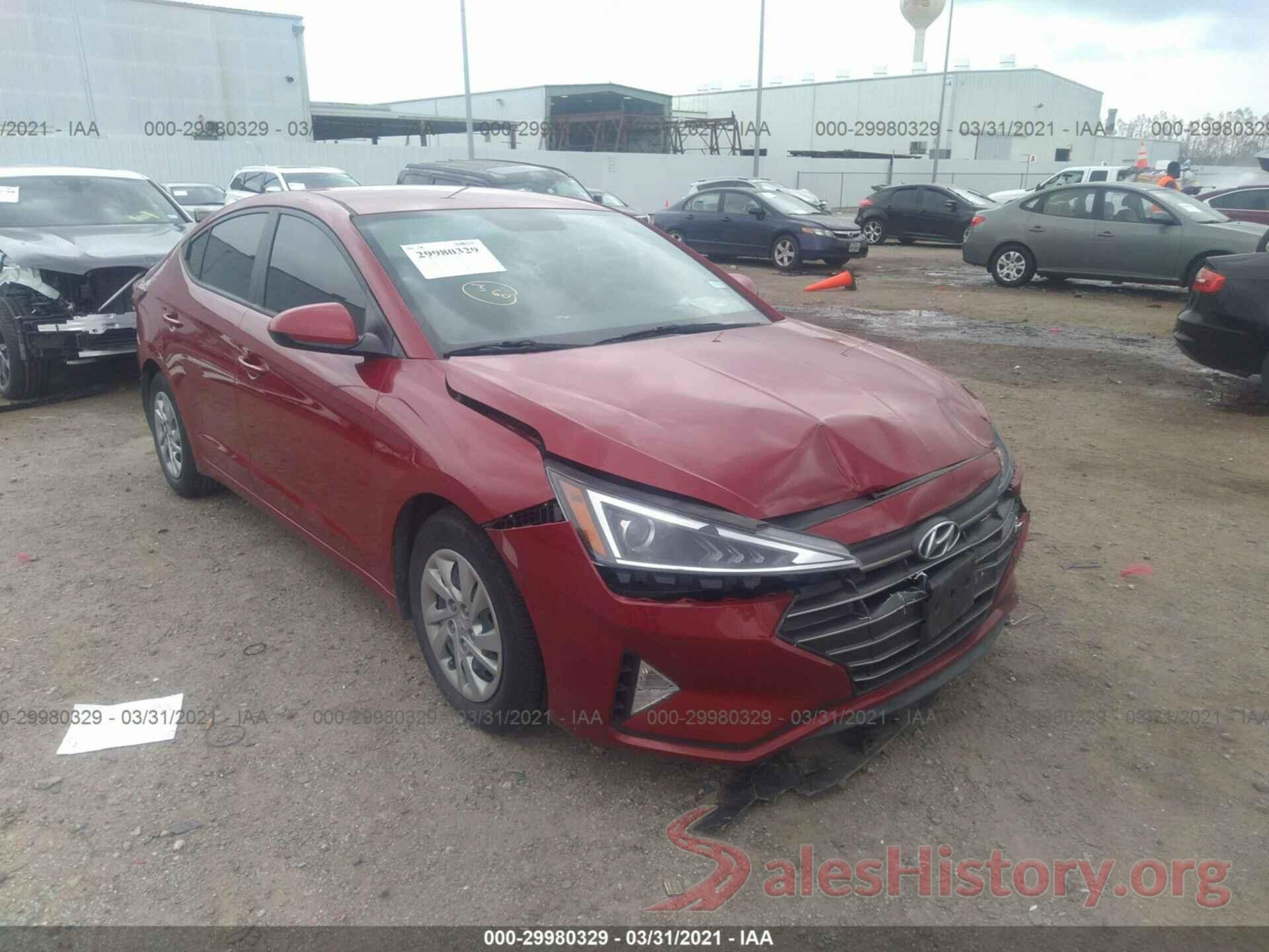 KMHD74LFXKU866400 2019 HYUNDAI ELANTRA