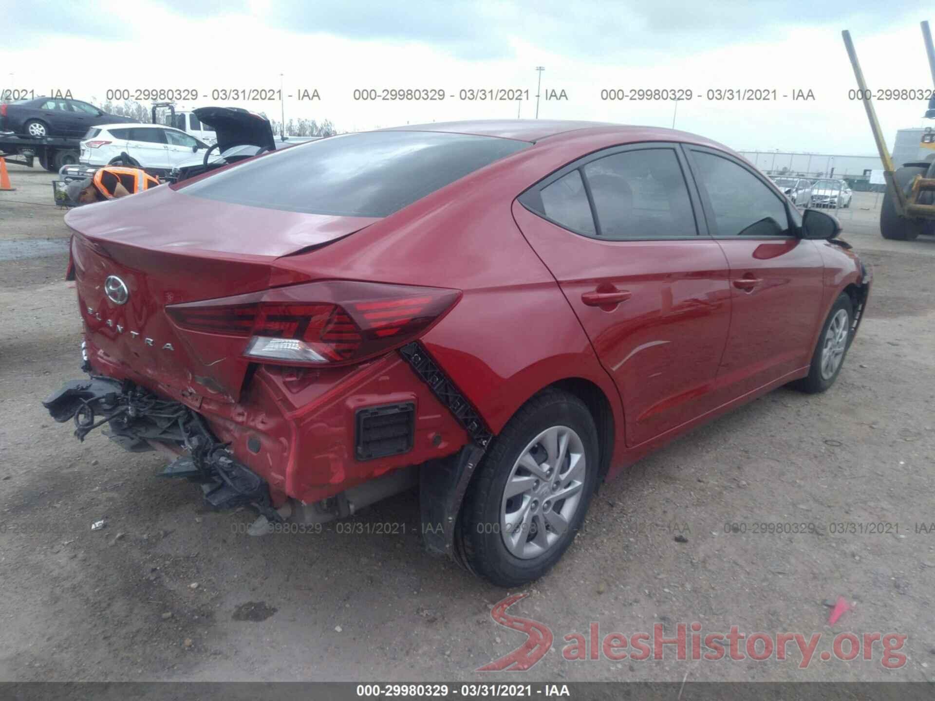 KMHD74LFXKU866400 2019 HYUNDAI ELANTRA