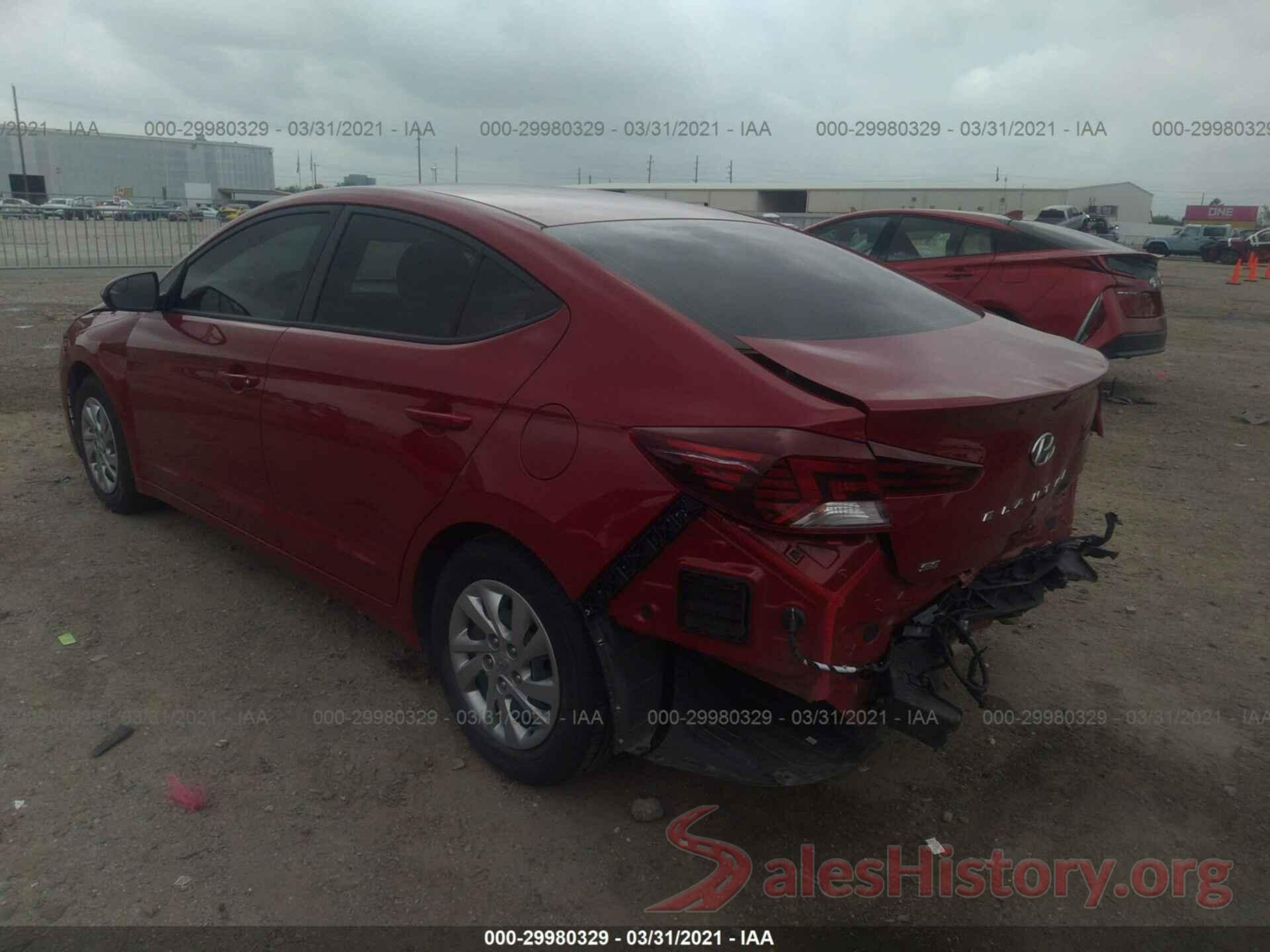 KMHD74LFXKU866400 2019 HYUNDAI ELANTRA