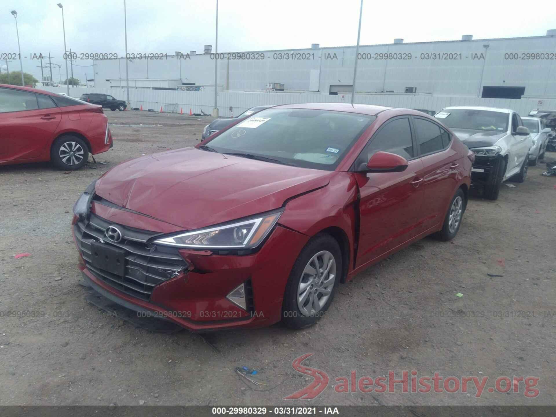 KMHD74LFXKU866400 2019 HYUNDAI ELANTRA