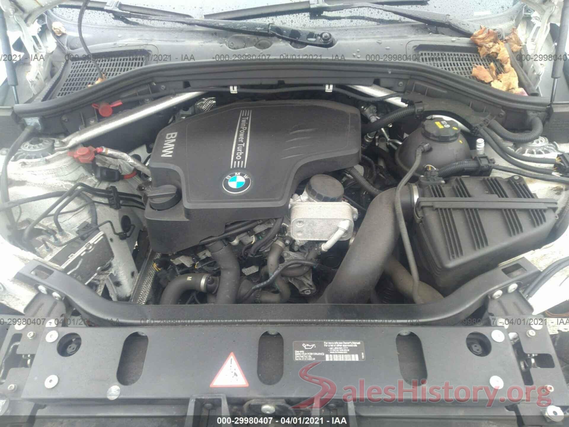 5UXWX9C55G0D64640 2016 BMW X3