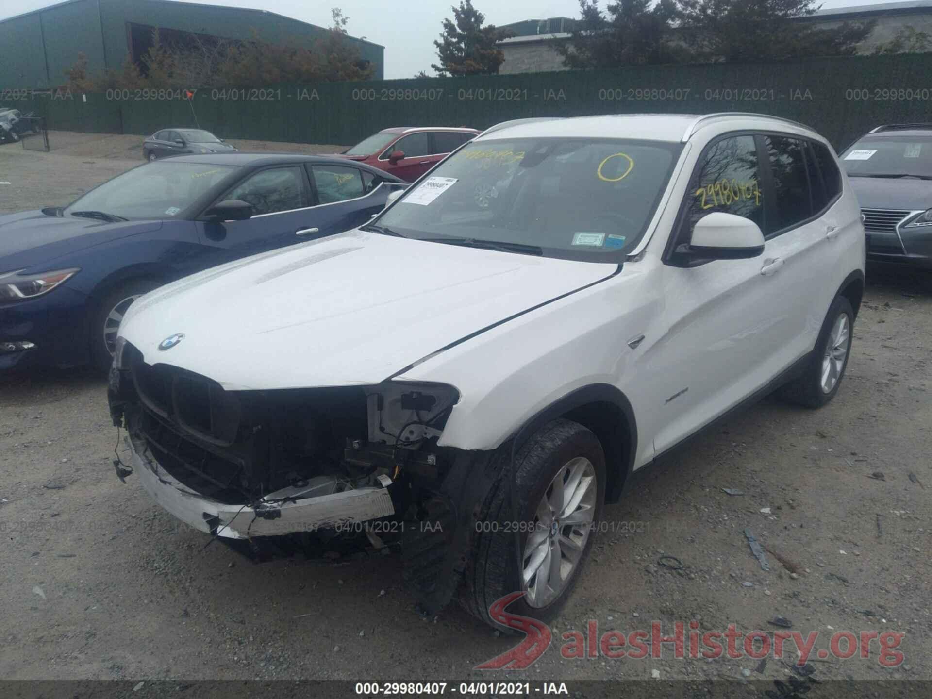 5UXWX9C55G0D64640 2016 BMW X3