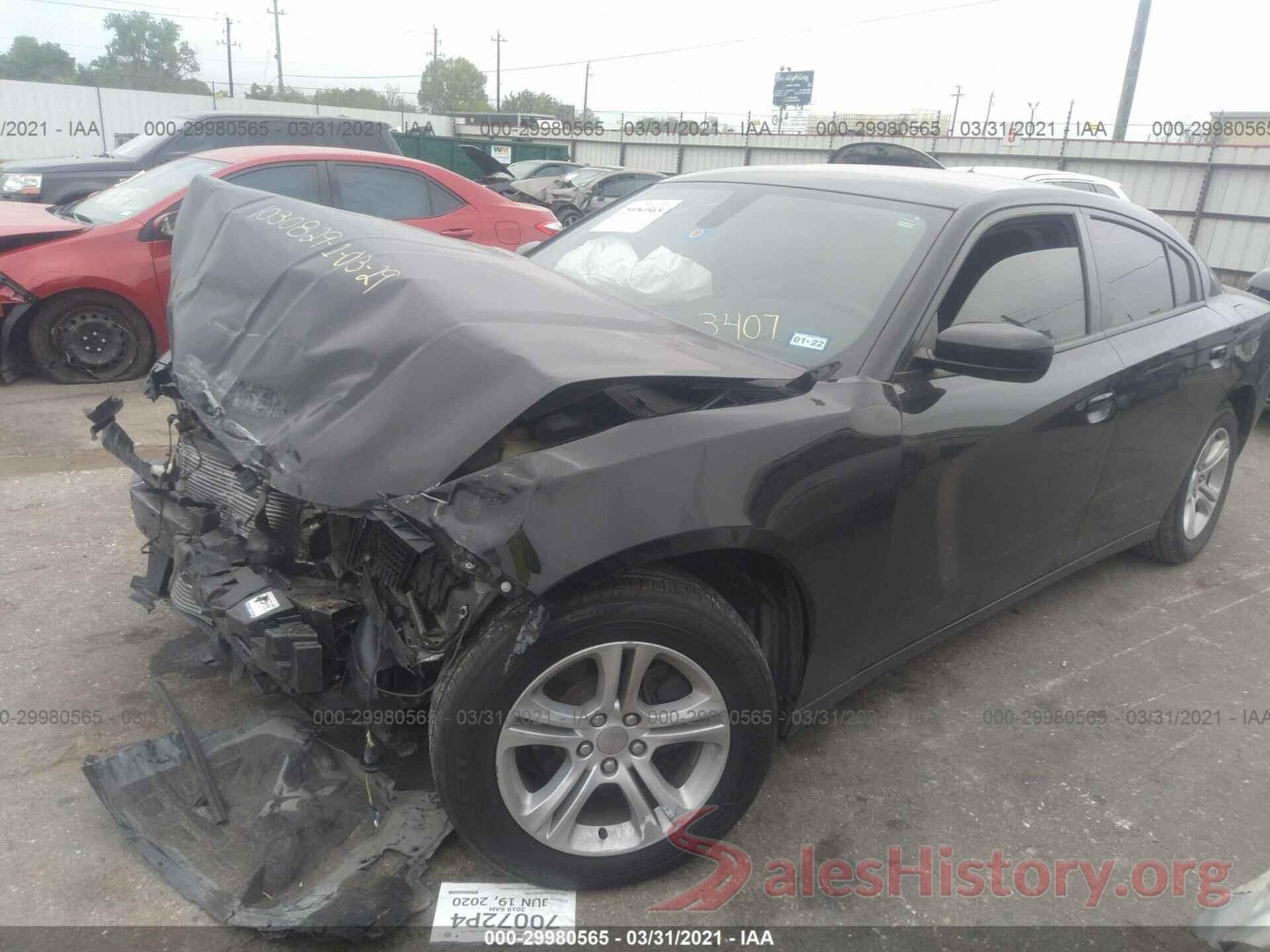 2C3CDXBG3GH293407 2016 DODGE CHARGER