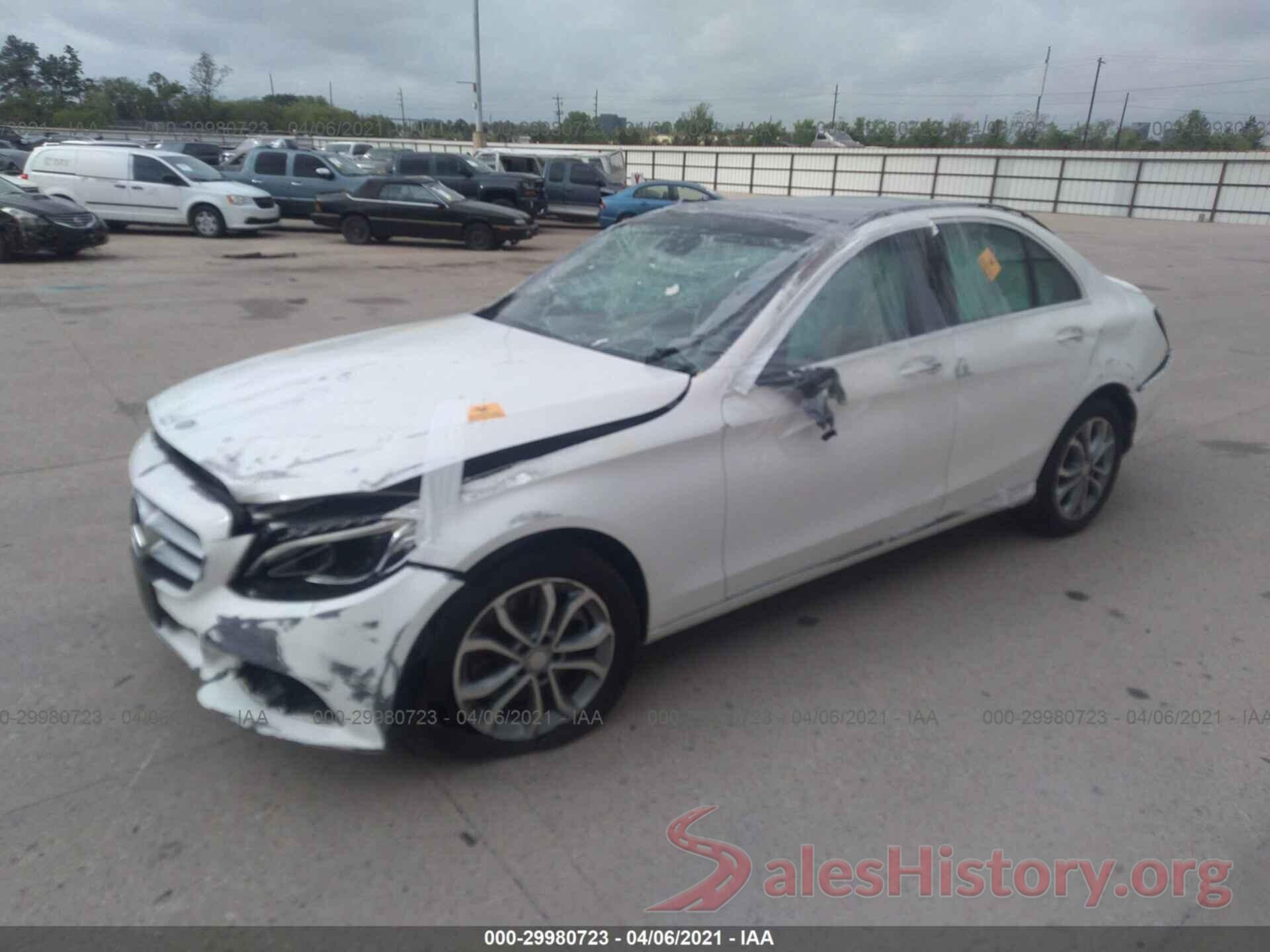 55SWF4KB2HU206558 2017 MERCEDES-BENZ C-CLASS