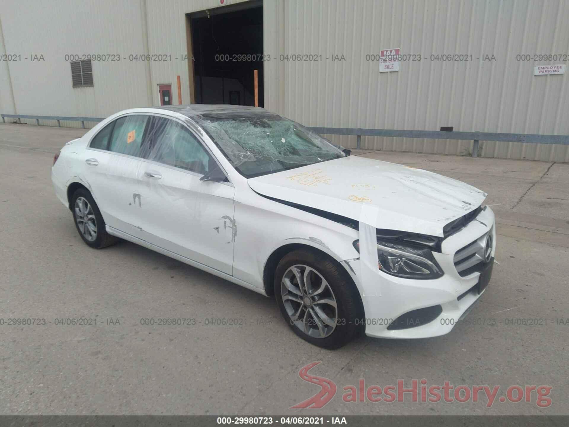 55SWF4KB2HU206558 2017 MERCEDES-BENZ C-CLASS