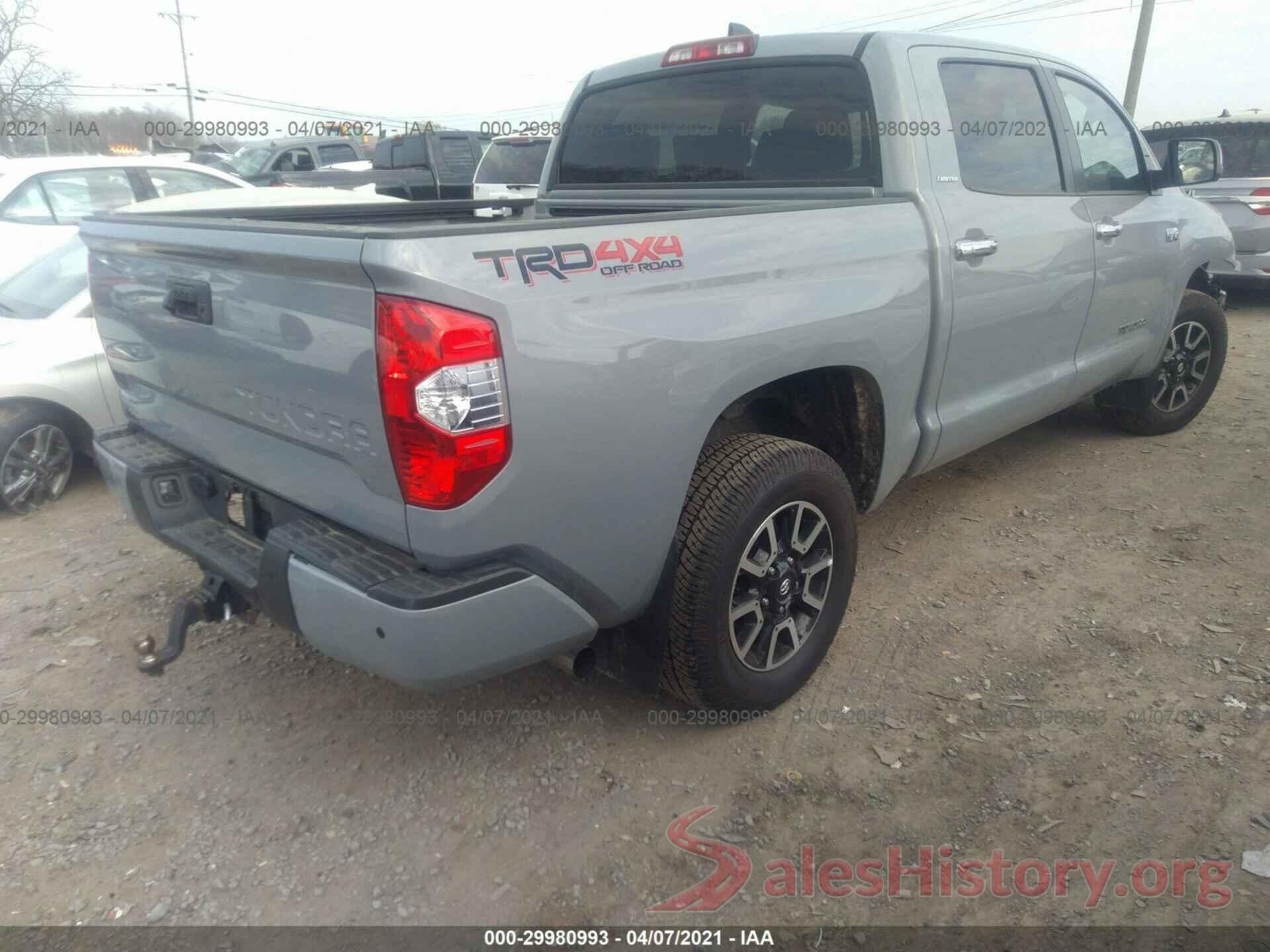 5TFHY5F16LX943806 2020 TOYOTA TUNDRA 4WD