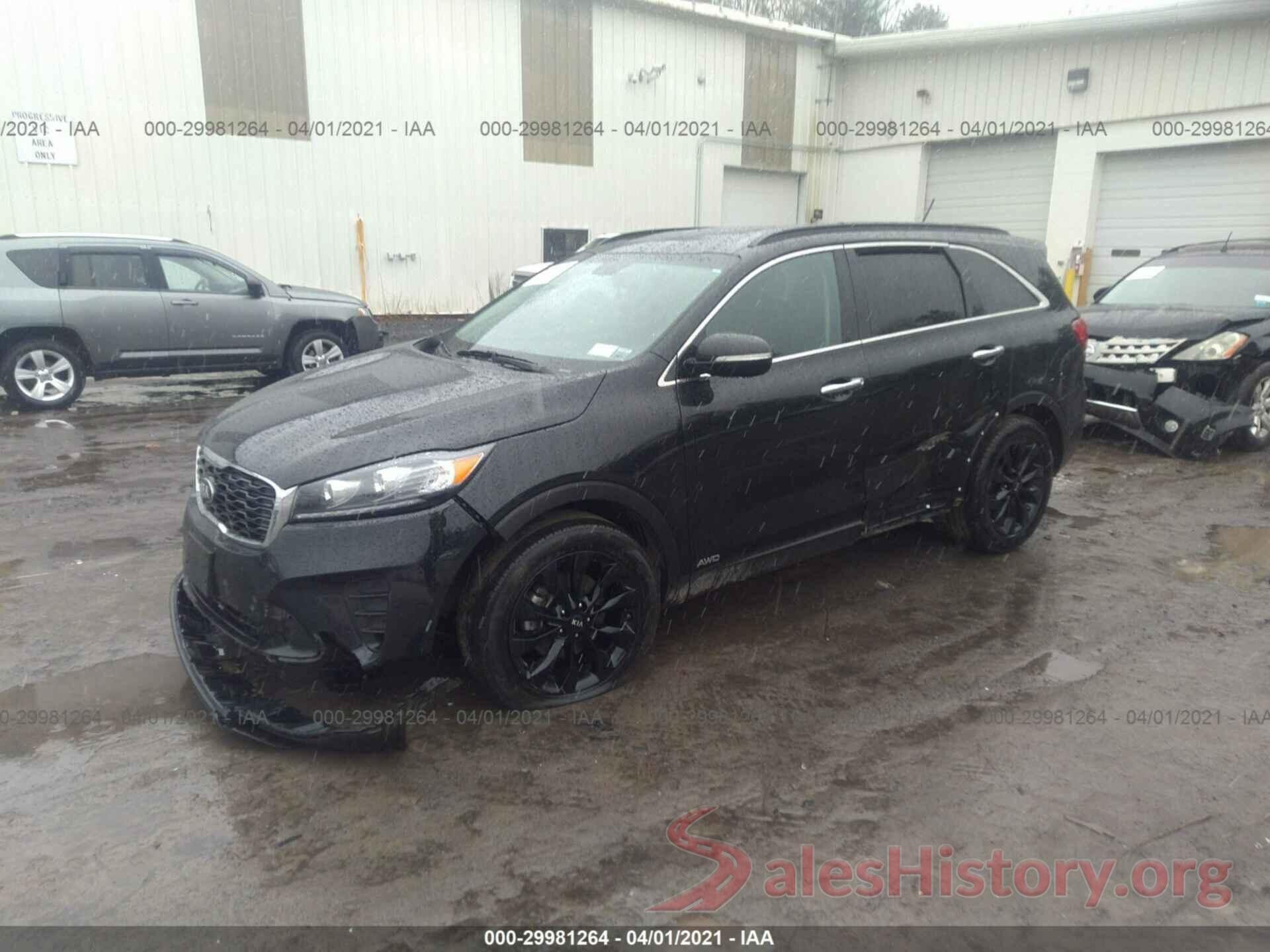 5XYPGDA55KG584520 2019 KIA SORENTO