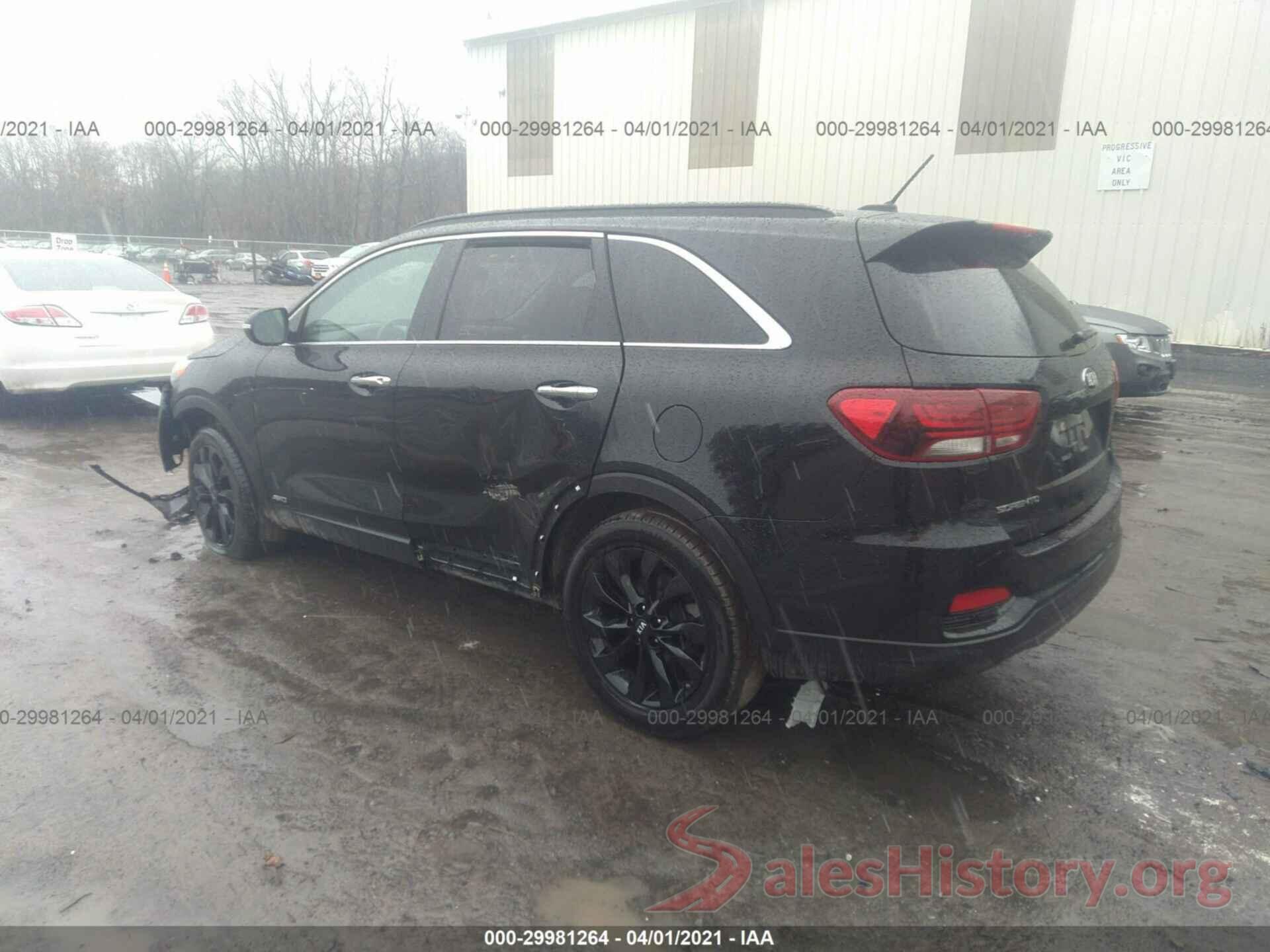 5XYPGDA55KG584520 2019 KIA SORENTO