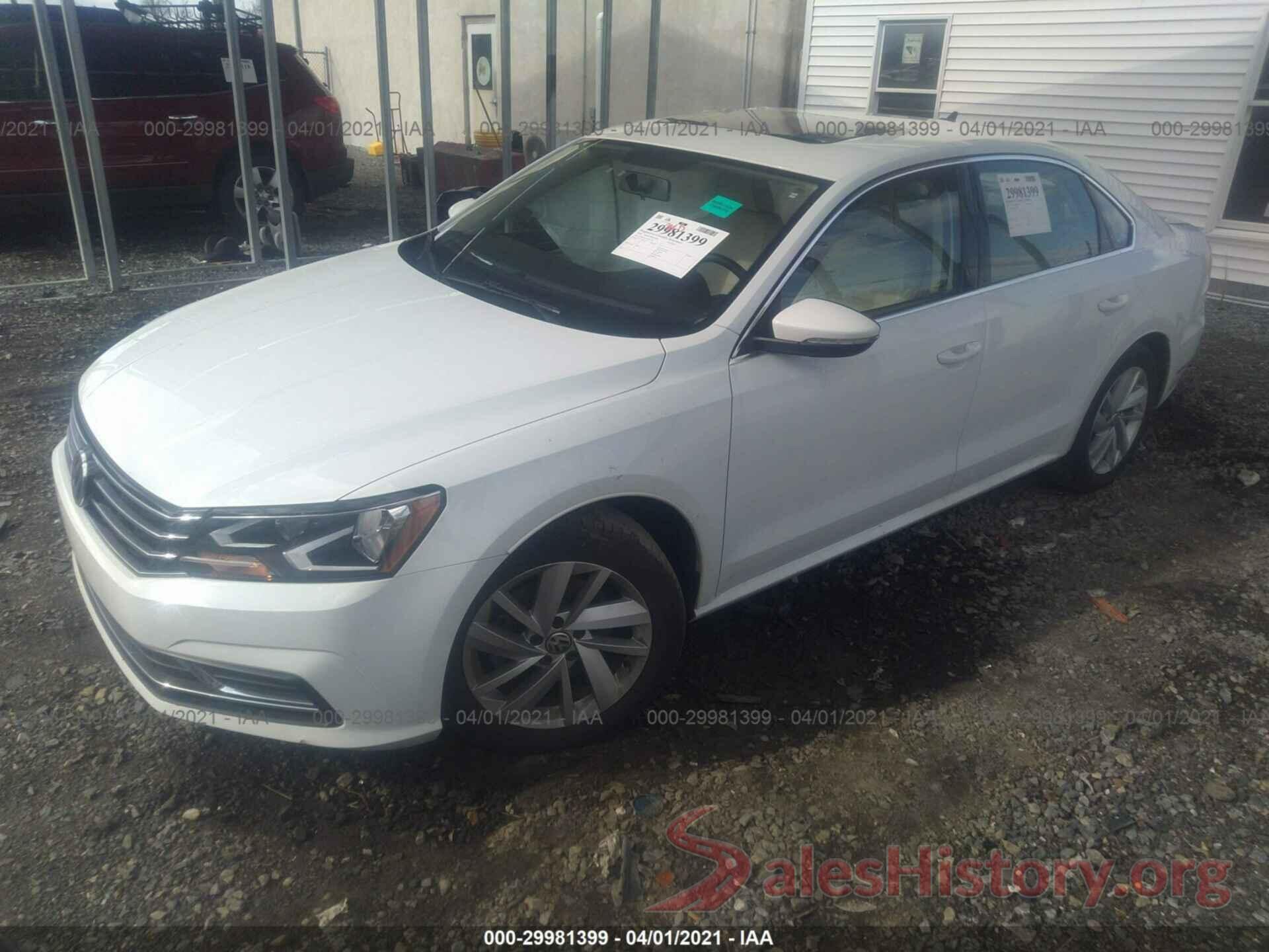 1VWBA7A32JC051276 2018 VOLKSWAGEN PASSAT