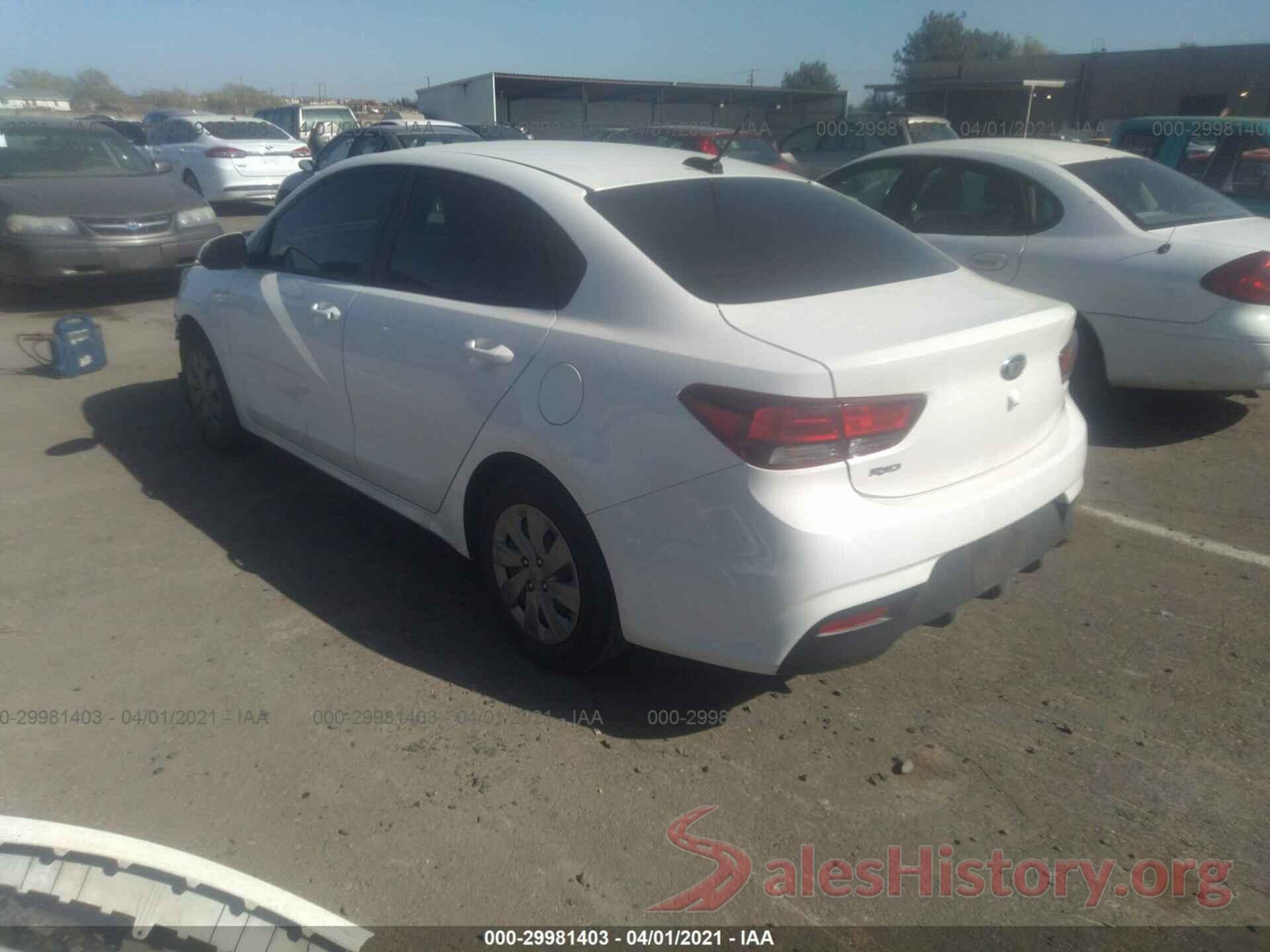 3KPA24AD2LE260483 2020 KIA RIO