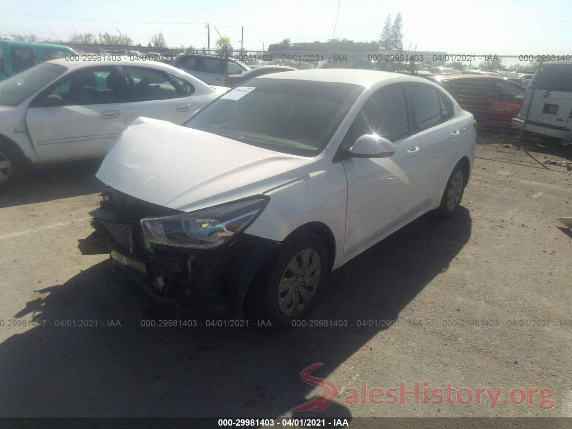 3KPA24AD2LE260483 2020 KIA RIO