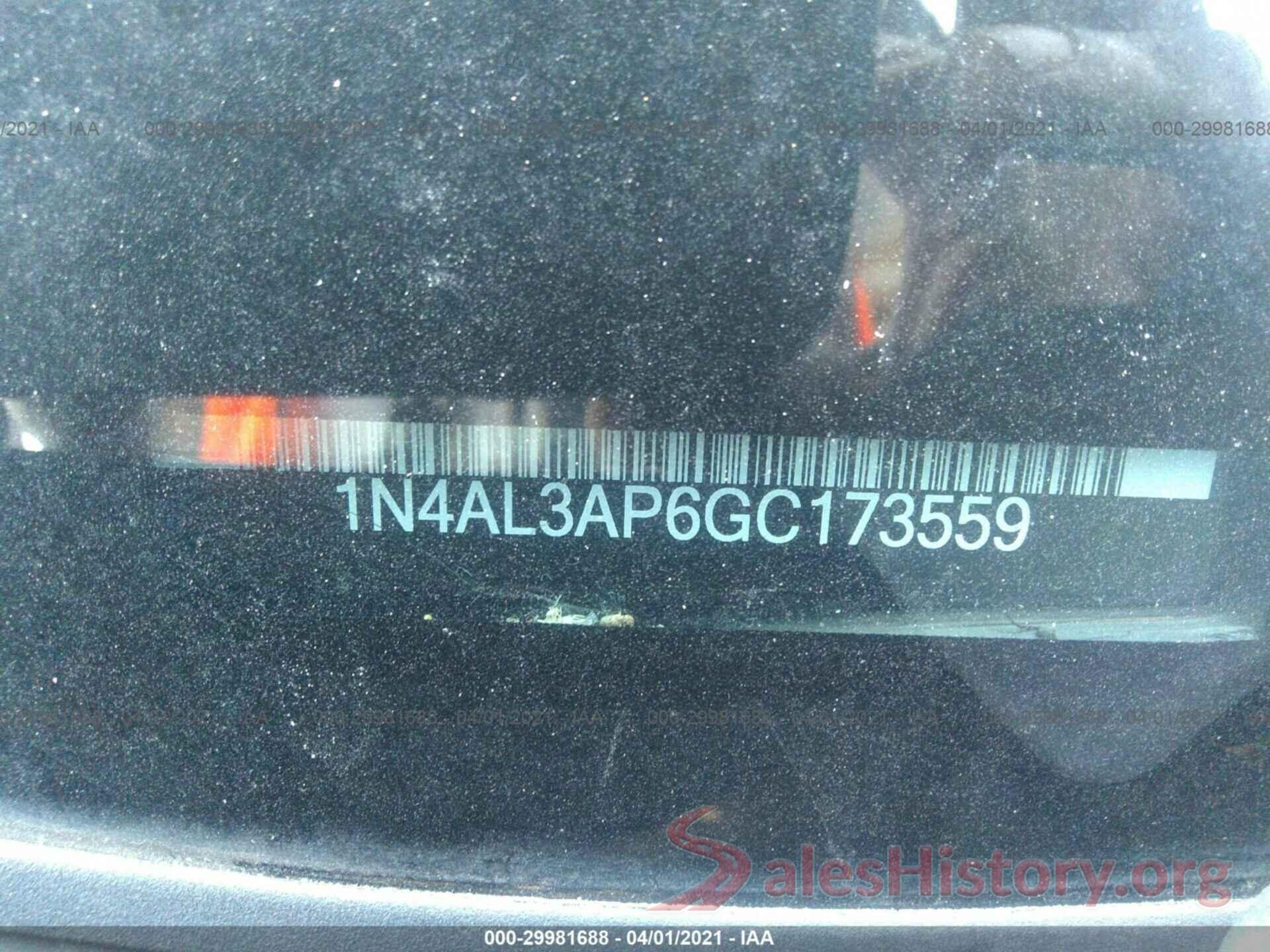 1N4AL3AP6GC173559 2016 NISSAN ALTIMA