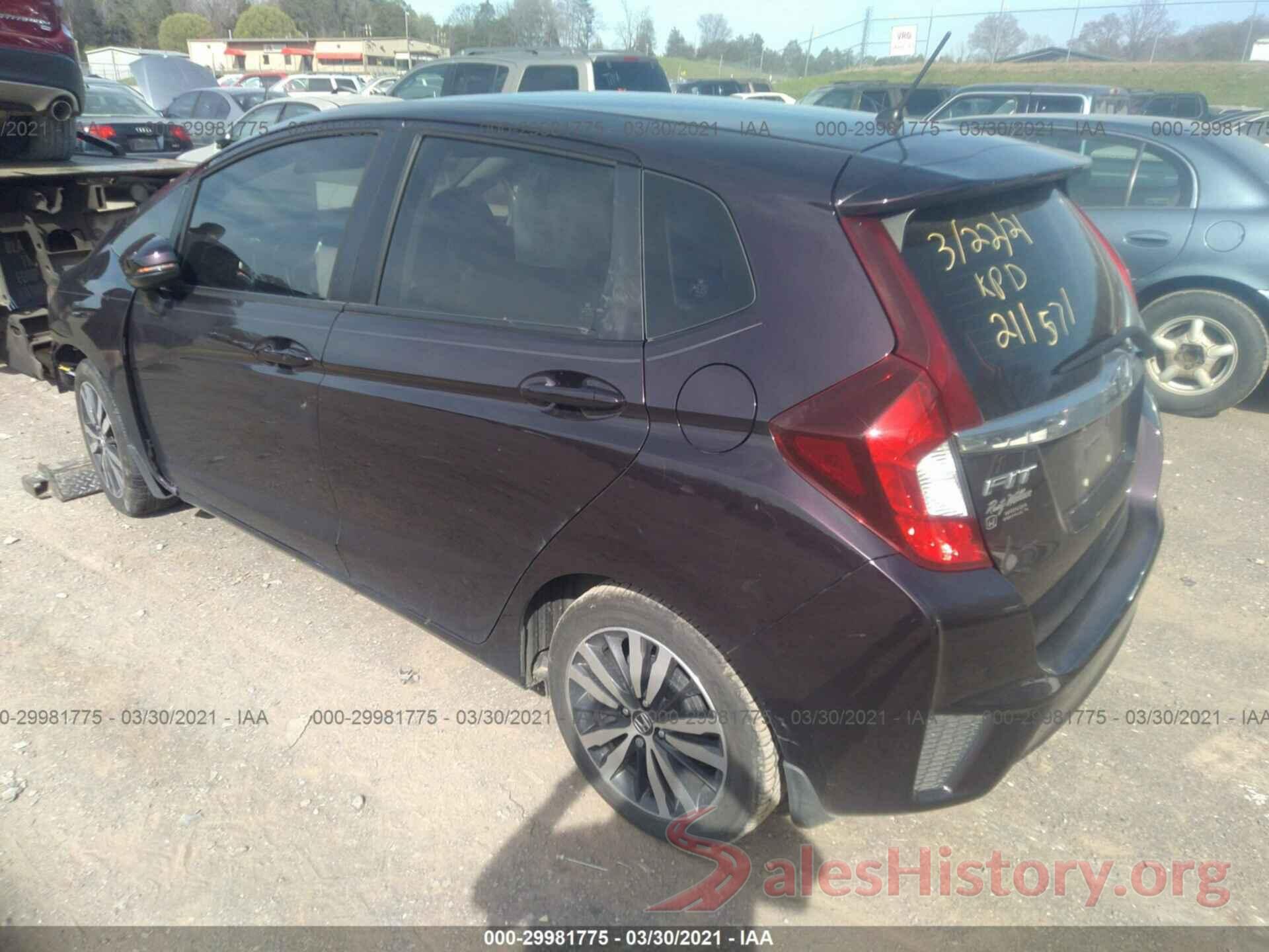 JHMGK5H8XHS003650 2017 HONDA FIT