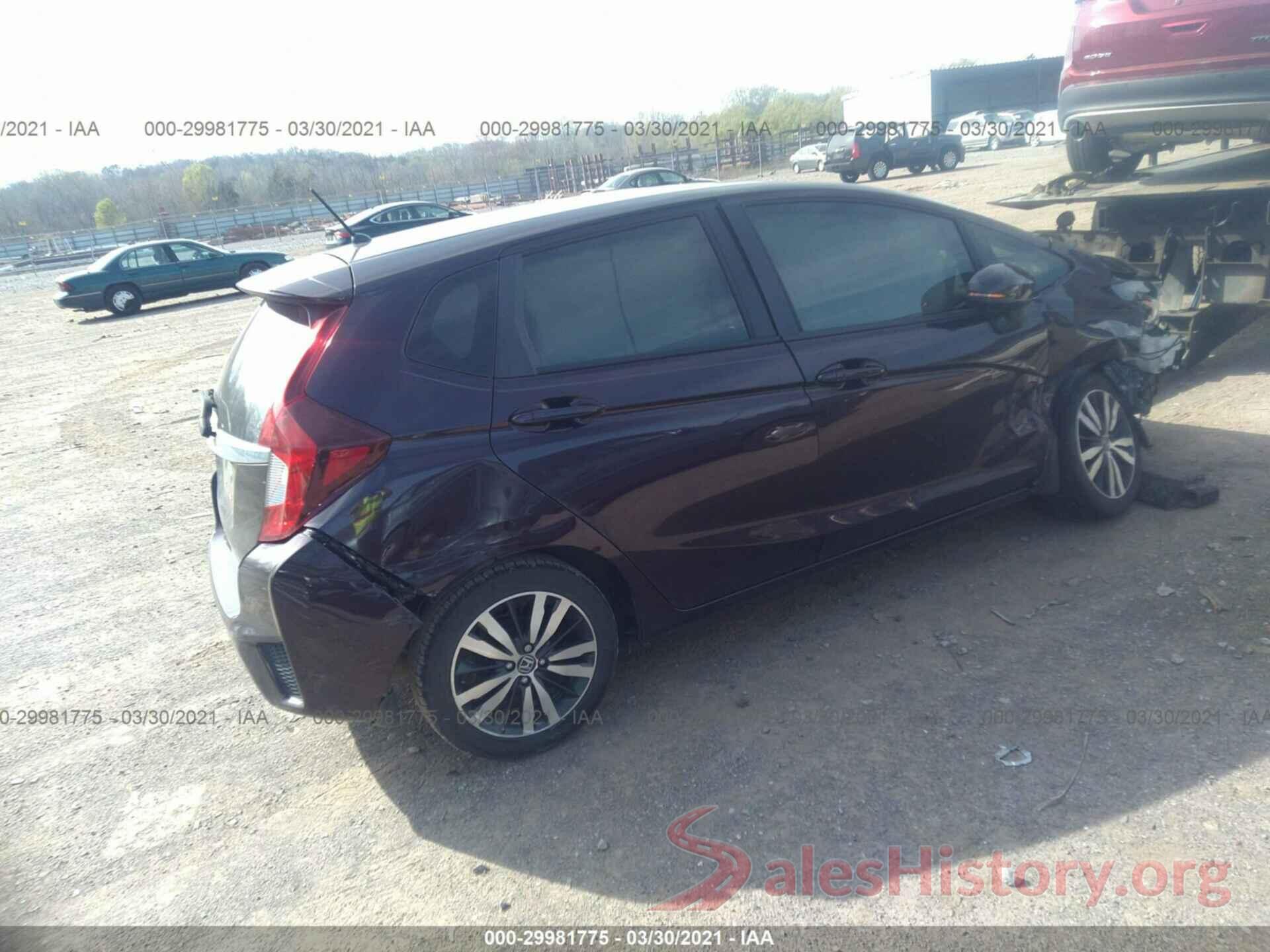 JHMGK5H8XHS003650 2017 HONDA FIT