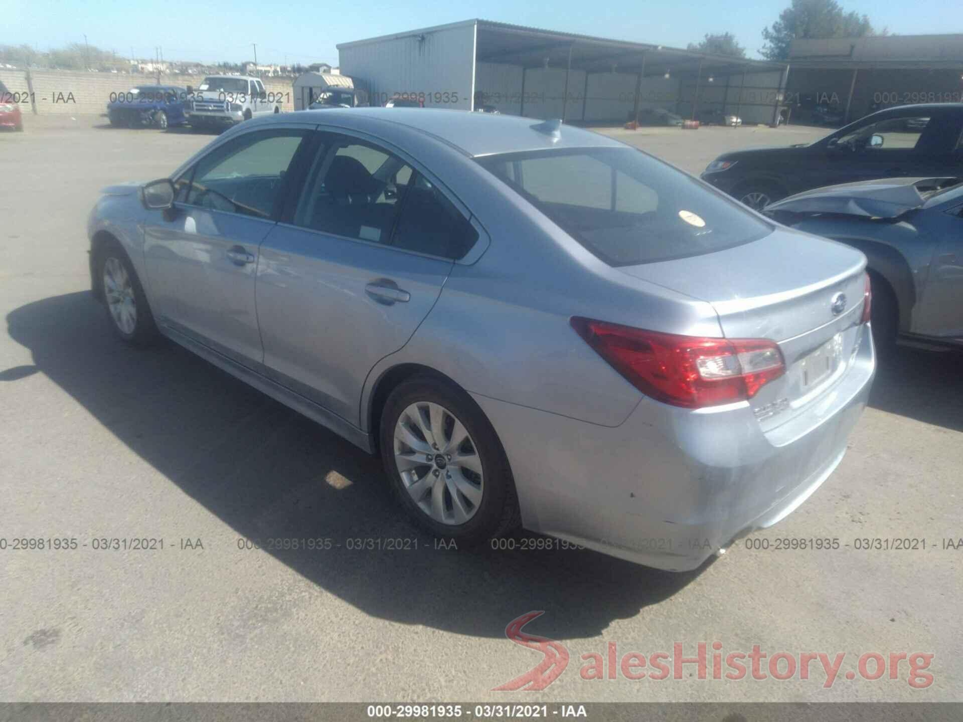 4S3BNAC6XH3057932 2017 SUBARU LEGACY