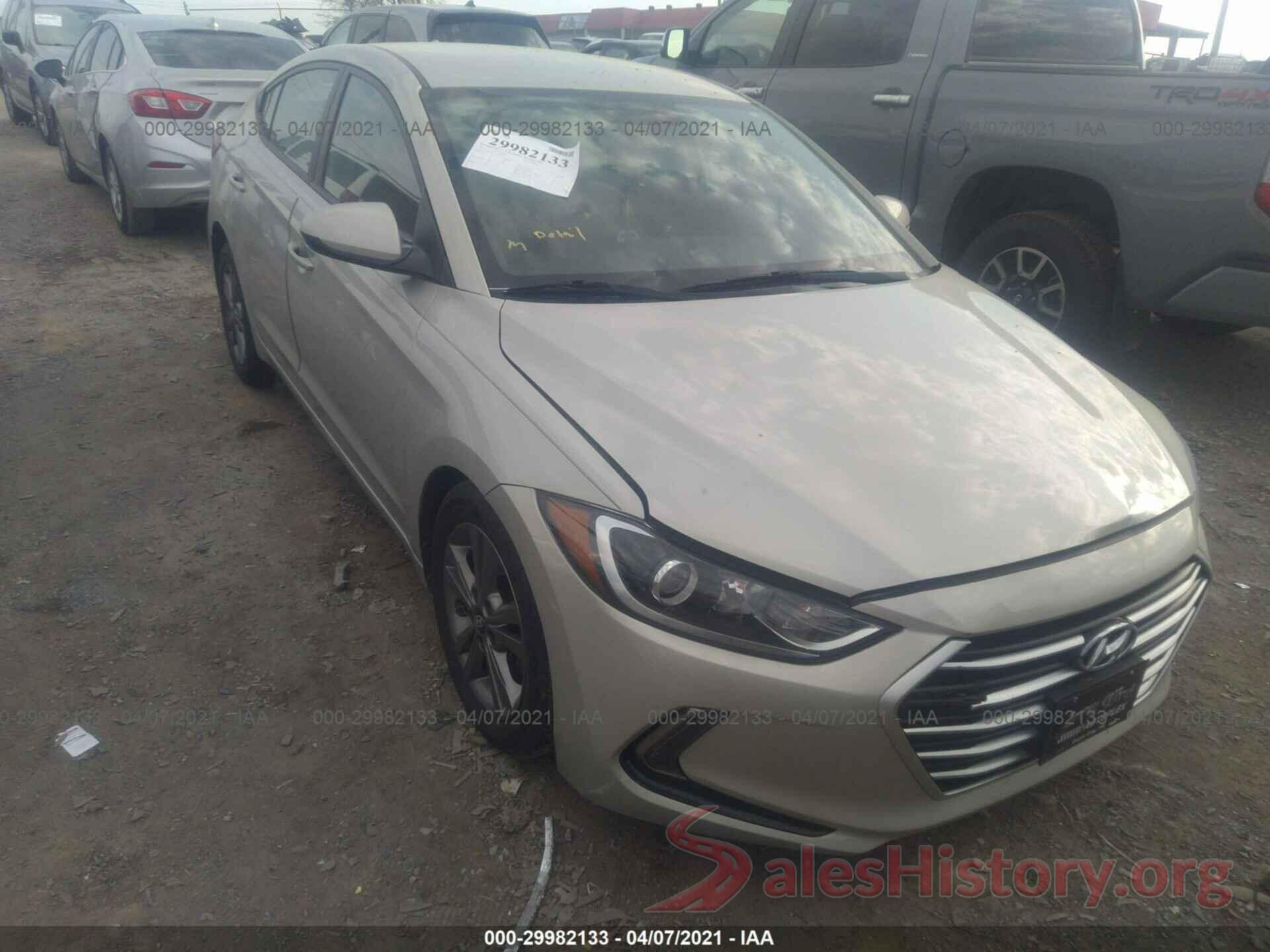 5NPD84LF1HH032715 2017 HYUNDAI ELANTRA