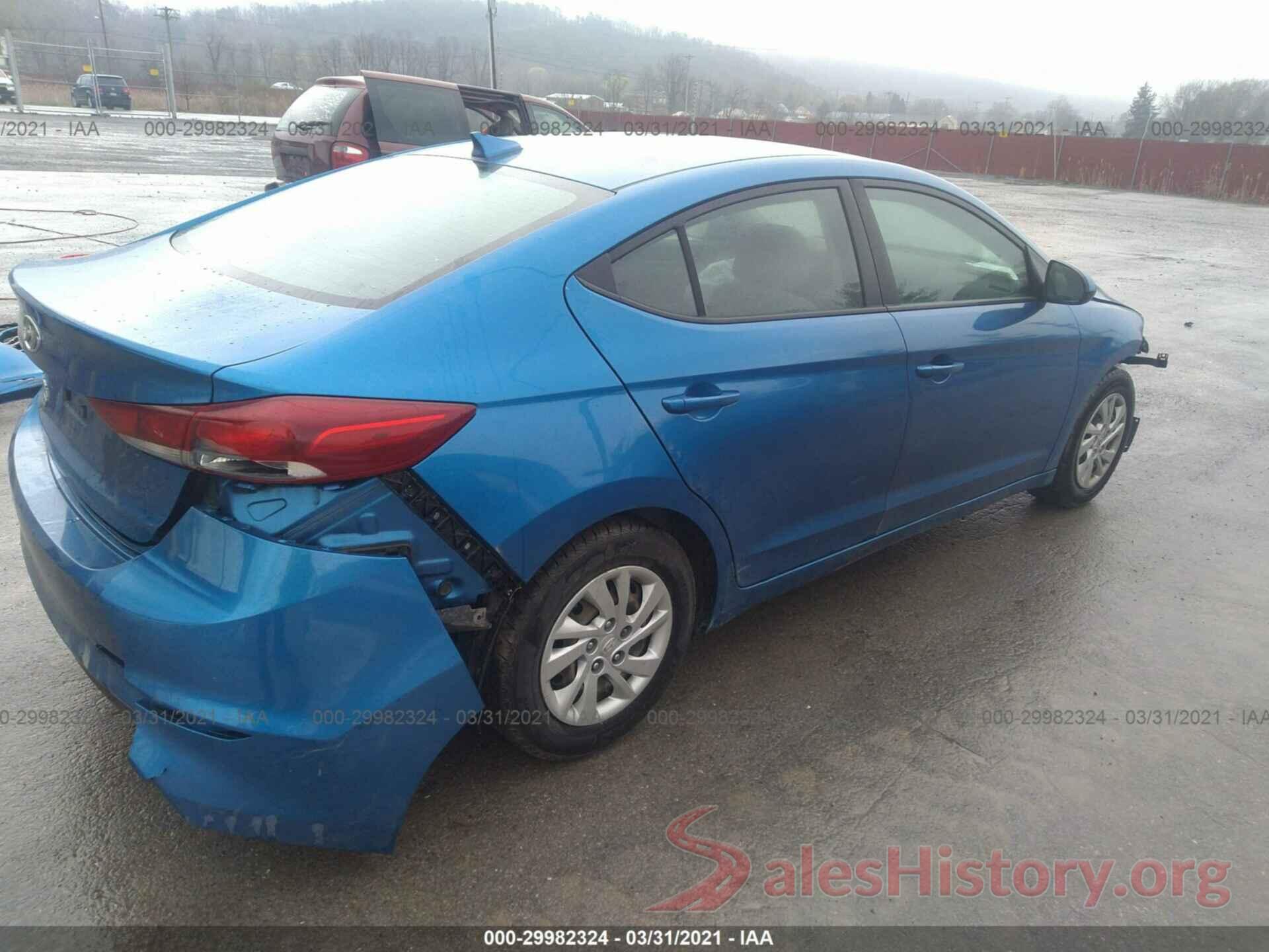 5NPD74LF8HH070574 2017 HYUNDAI ELANTRA