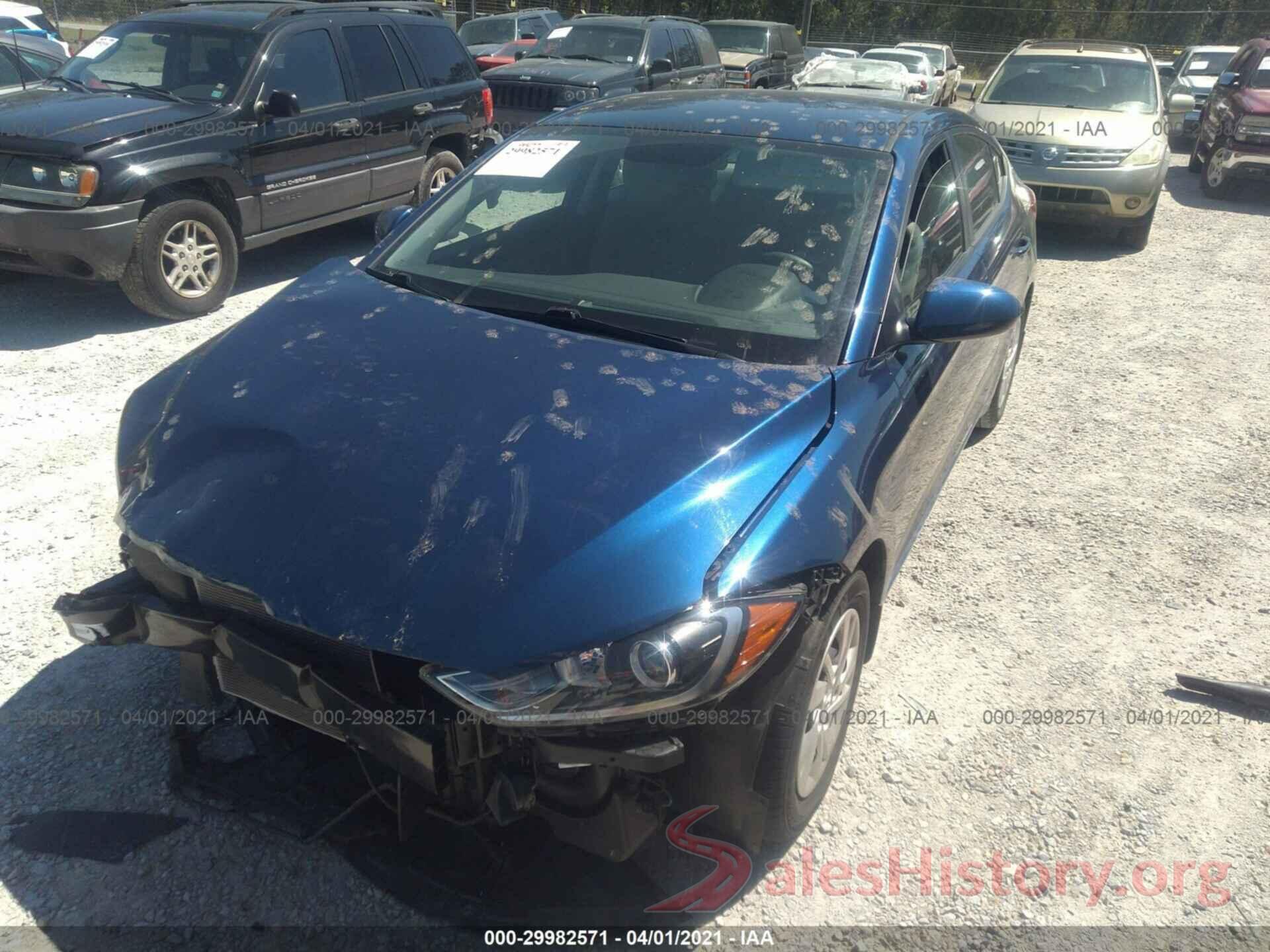 5NPD74LF5JH313411 2018 HYUNDAI ELANTRA