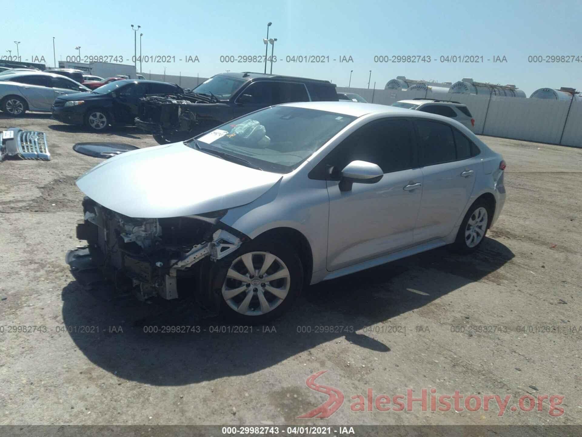 5YFEPRAE3LP126038 2020 TOYOTA COROLLA