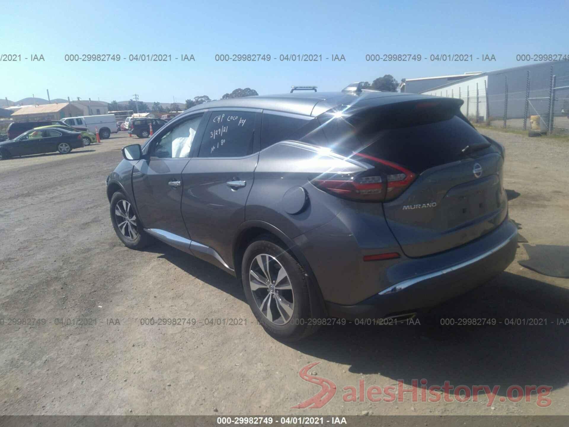 5N1AZ2AJ2LN123475 2020 NISSAN MURANO