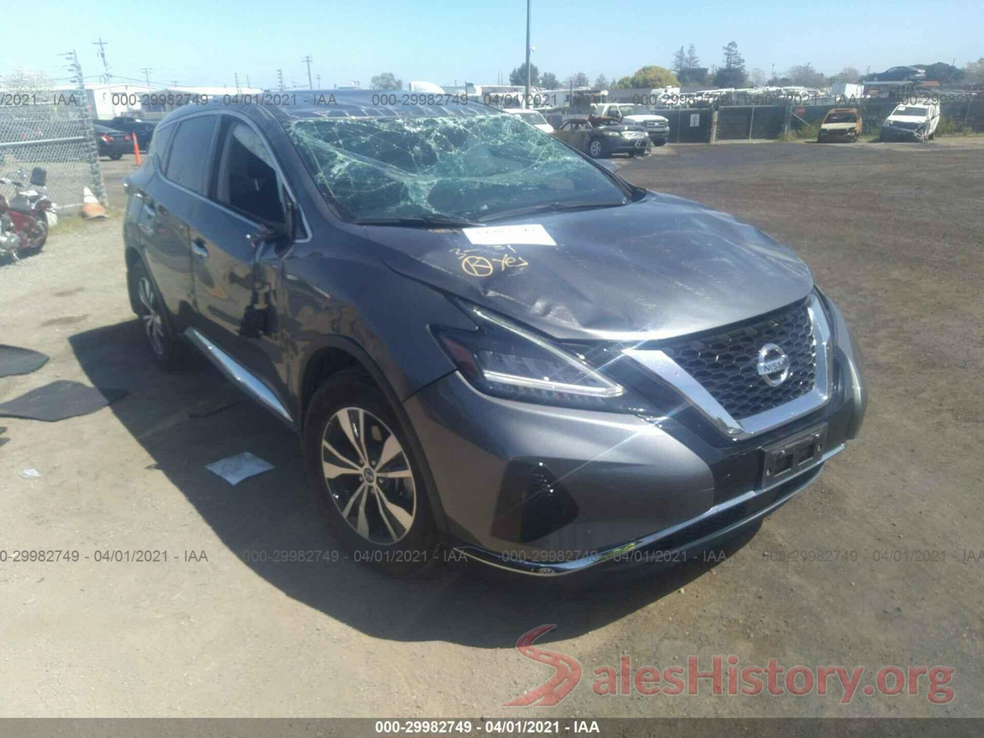 5N1AZ2AJ2LN123475 2020 NISSAN MURANO