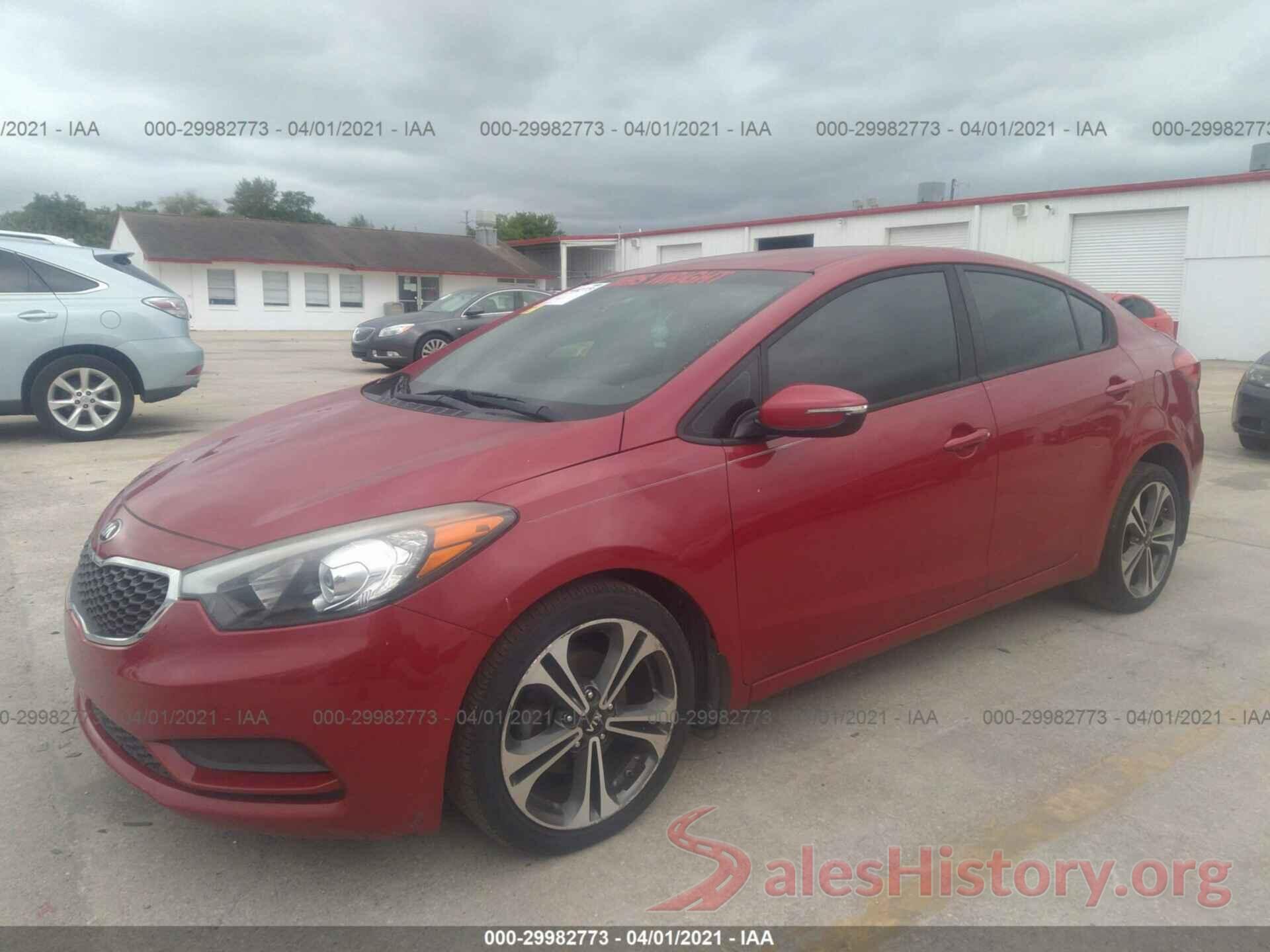 KNAFX4A68G5609931 2016 KIA FORTE