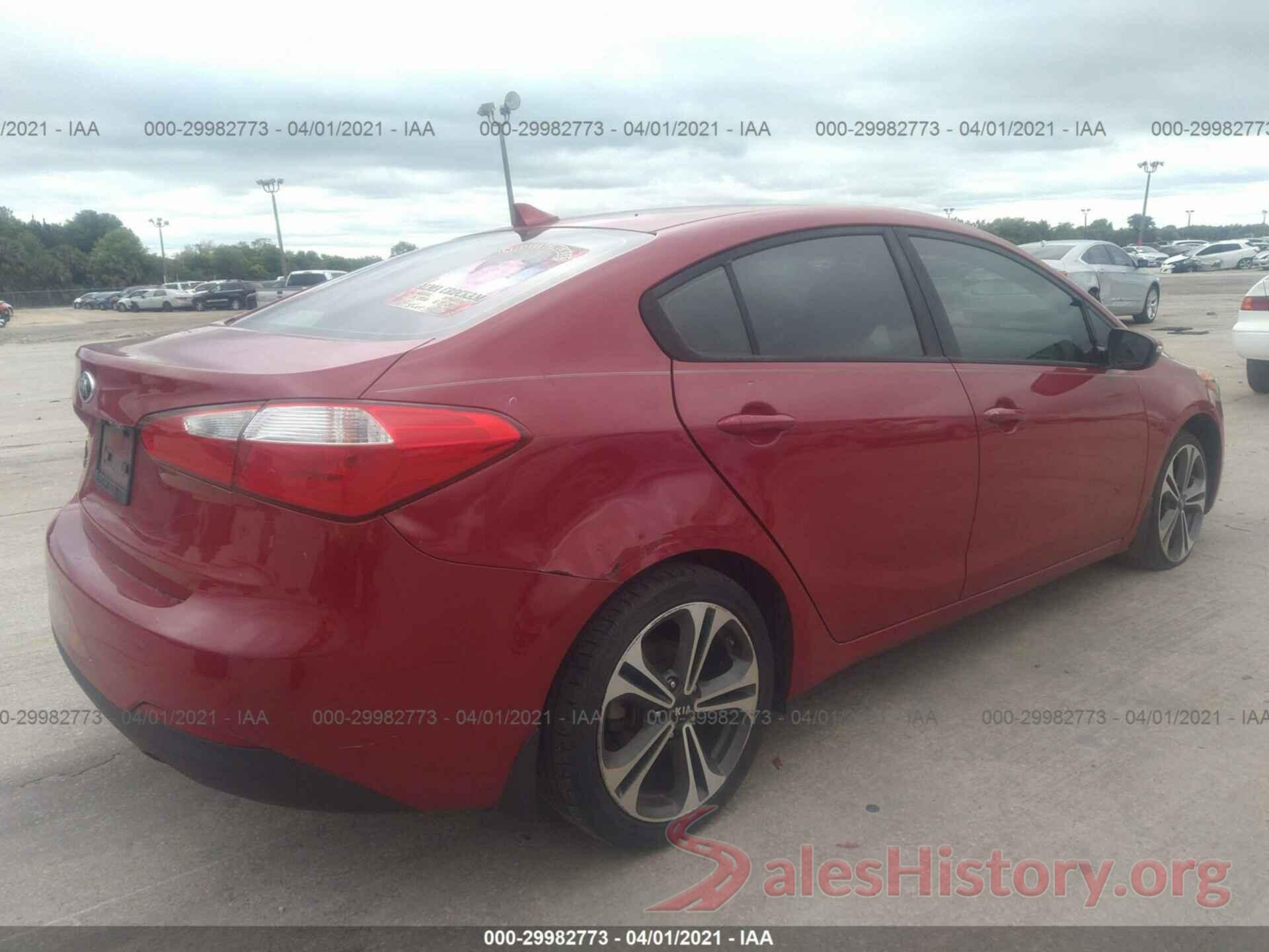 KNAFX4A68G5609931 2016 KIA FORTE