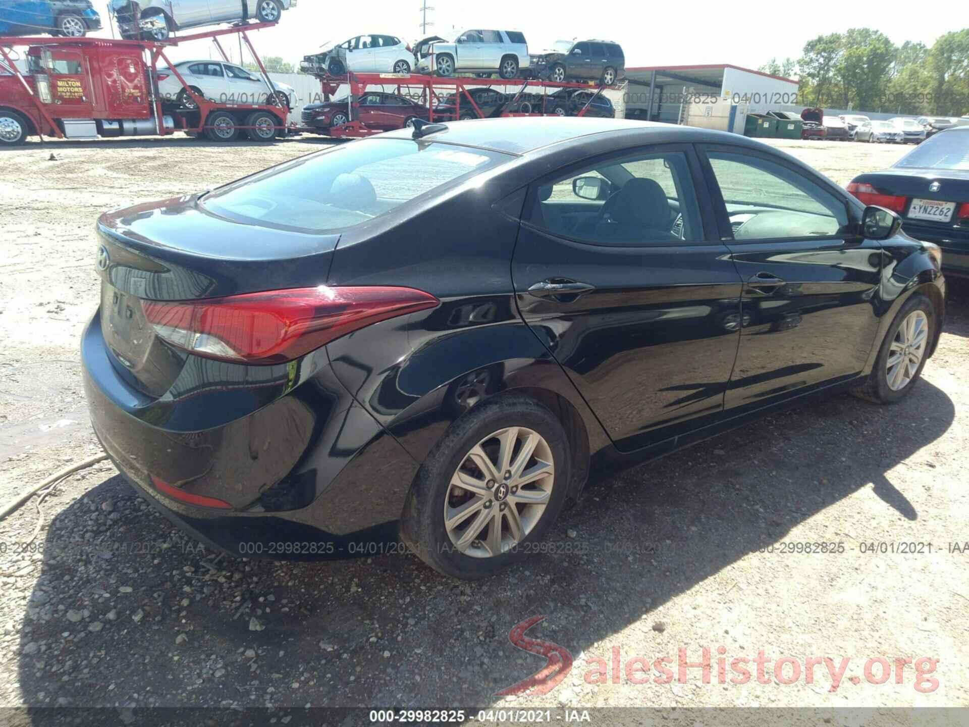 KMHDH4AE6GU632740 2016 HYUNDAI ELANTRA