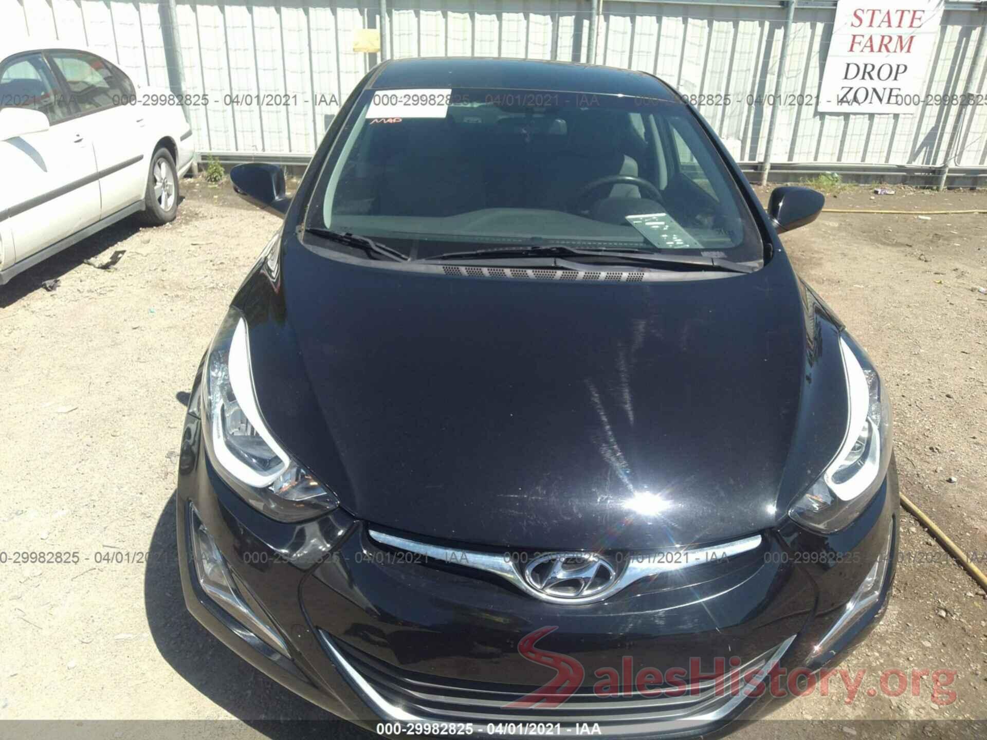 KMHDH4AE6GU632740 2016 HYUNDAI ELANTRA