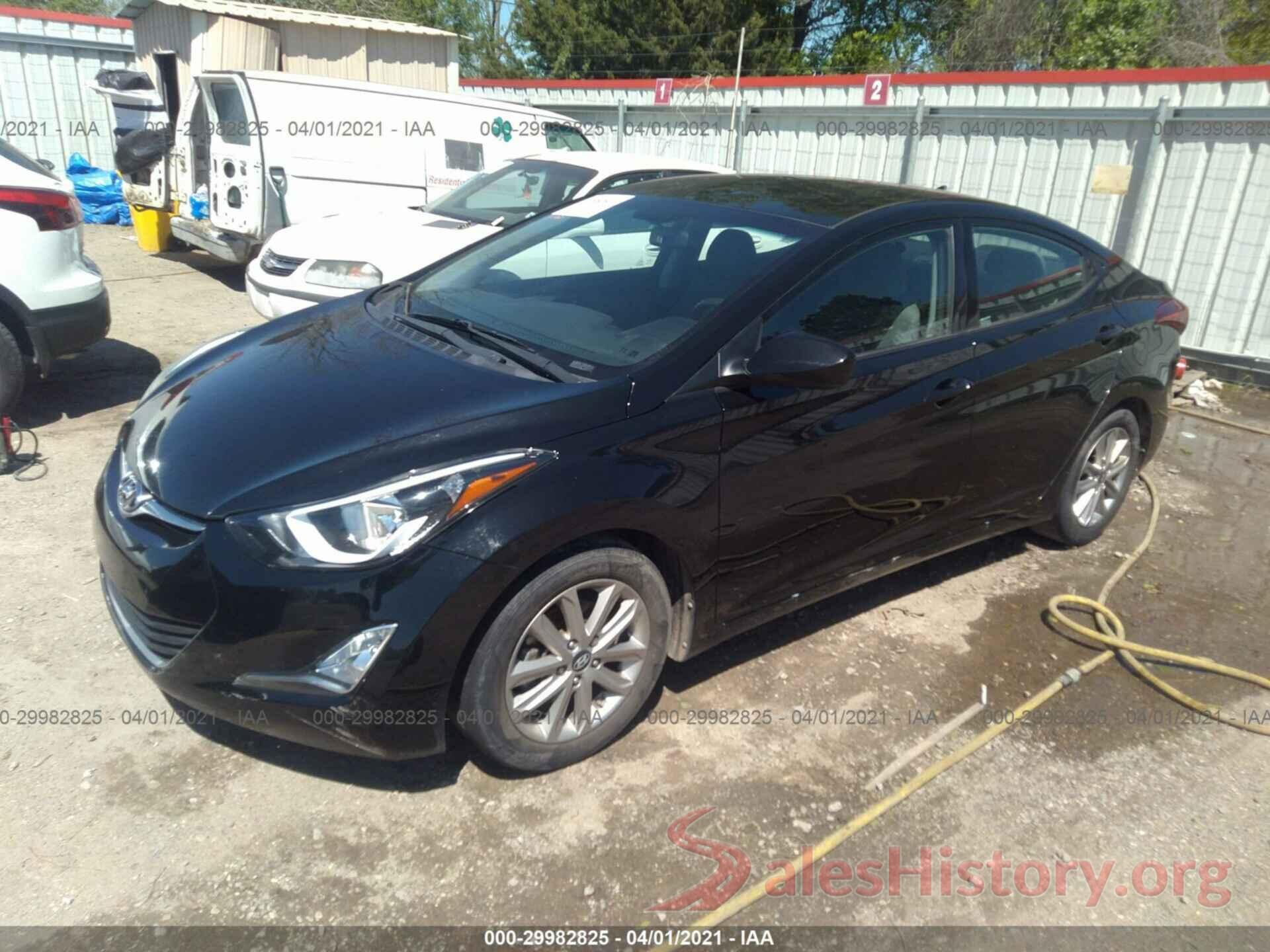 KMHDH4AE6GU632740 2016 HYUNDAI ELANTRA