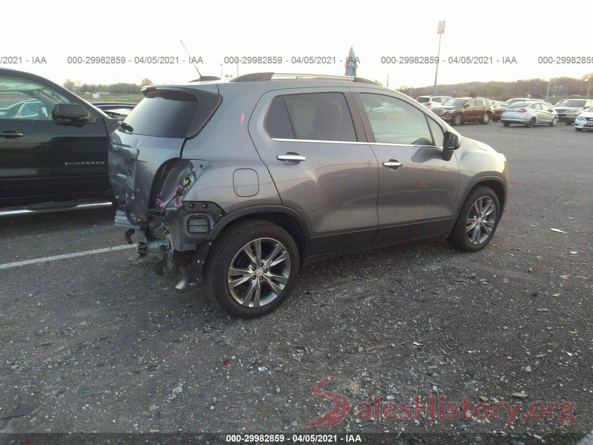 3GNCJLSB7LL308923 2020 CHEVROLET TRAX