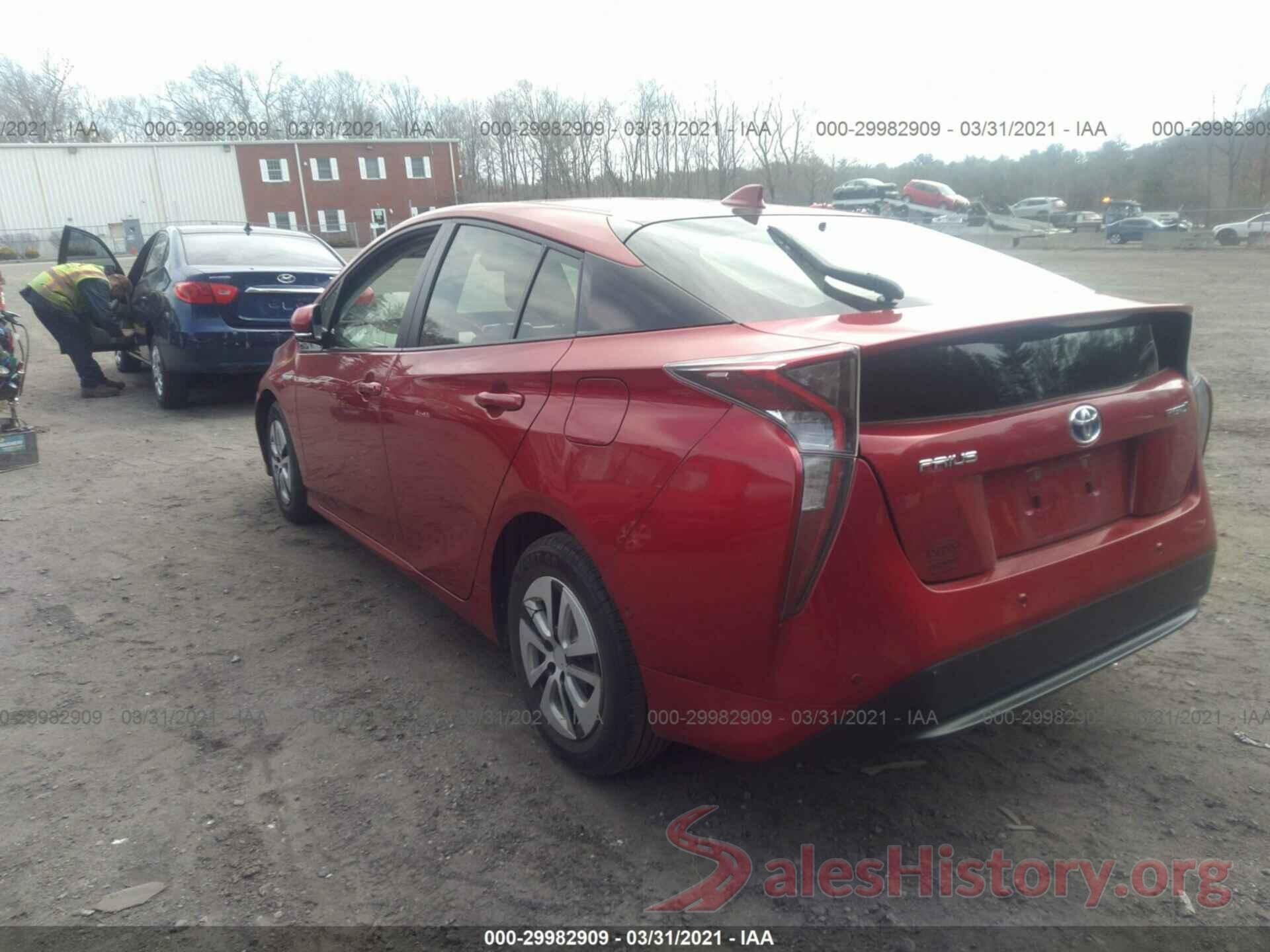 JTDKBRFU9J3586120 2018 TOYOTA PRIUS